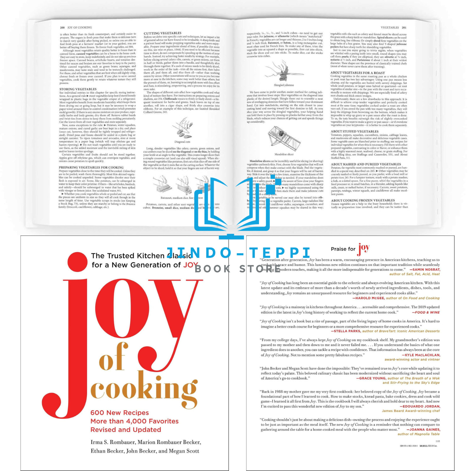 Joy of Cooking Hardcover Revised Updated Edition Cookbook 9781501169717
