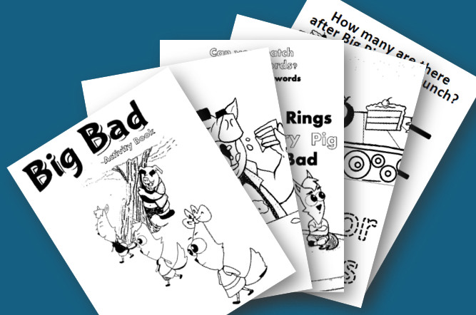 DIGITAL CONTENT- 2025 Big Bad Coloring & Activity Book 30+ Pages PRINTING REQ’D
