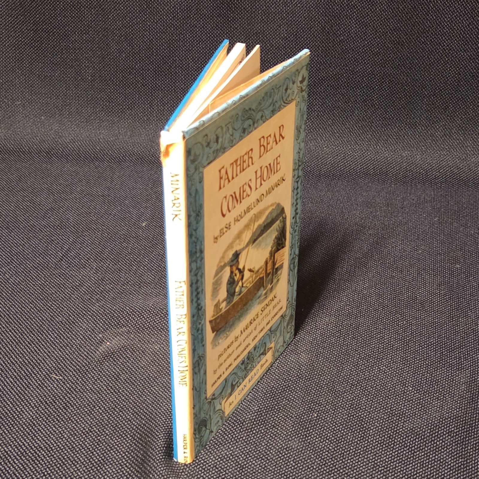 Father Bear Comes Home Minarik Sendak HC 1959 Inscribe 1st Edition Dust Jacket