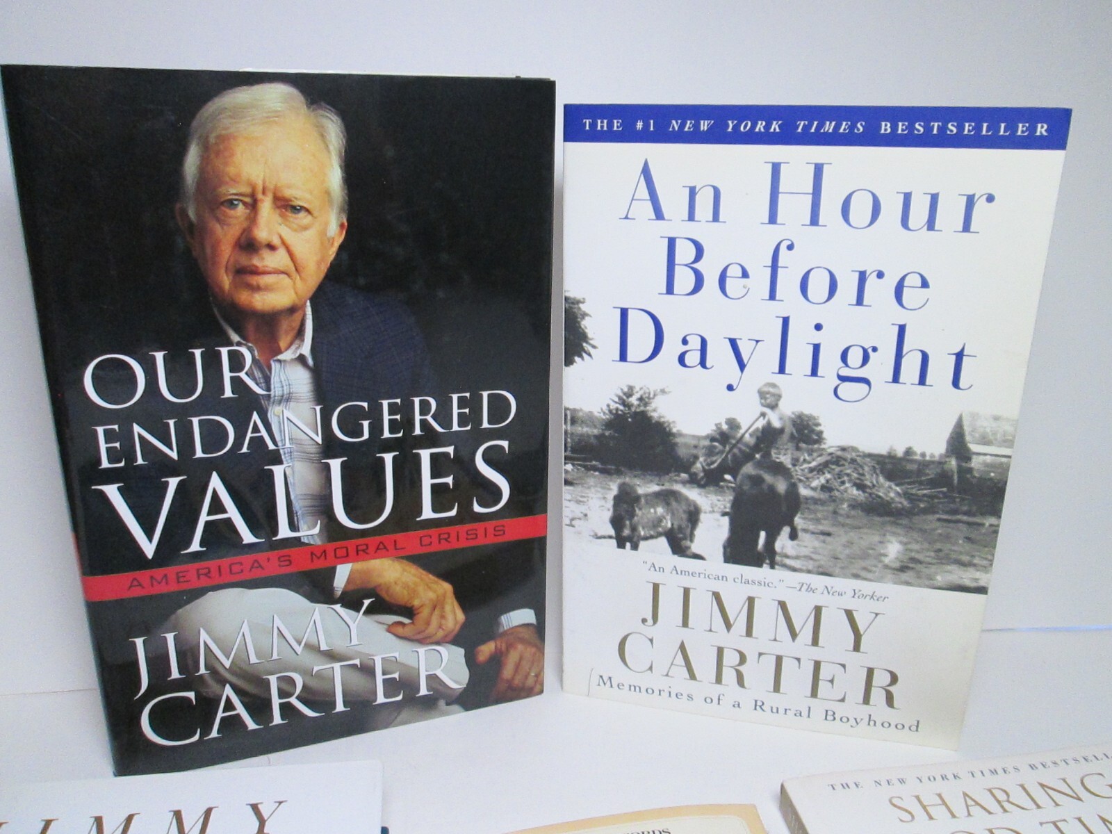 President Jimmy Carter Book Lot Politics US History Government Faith Family Life