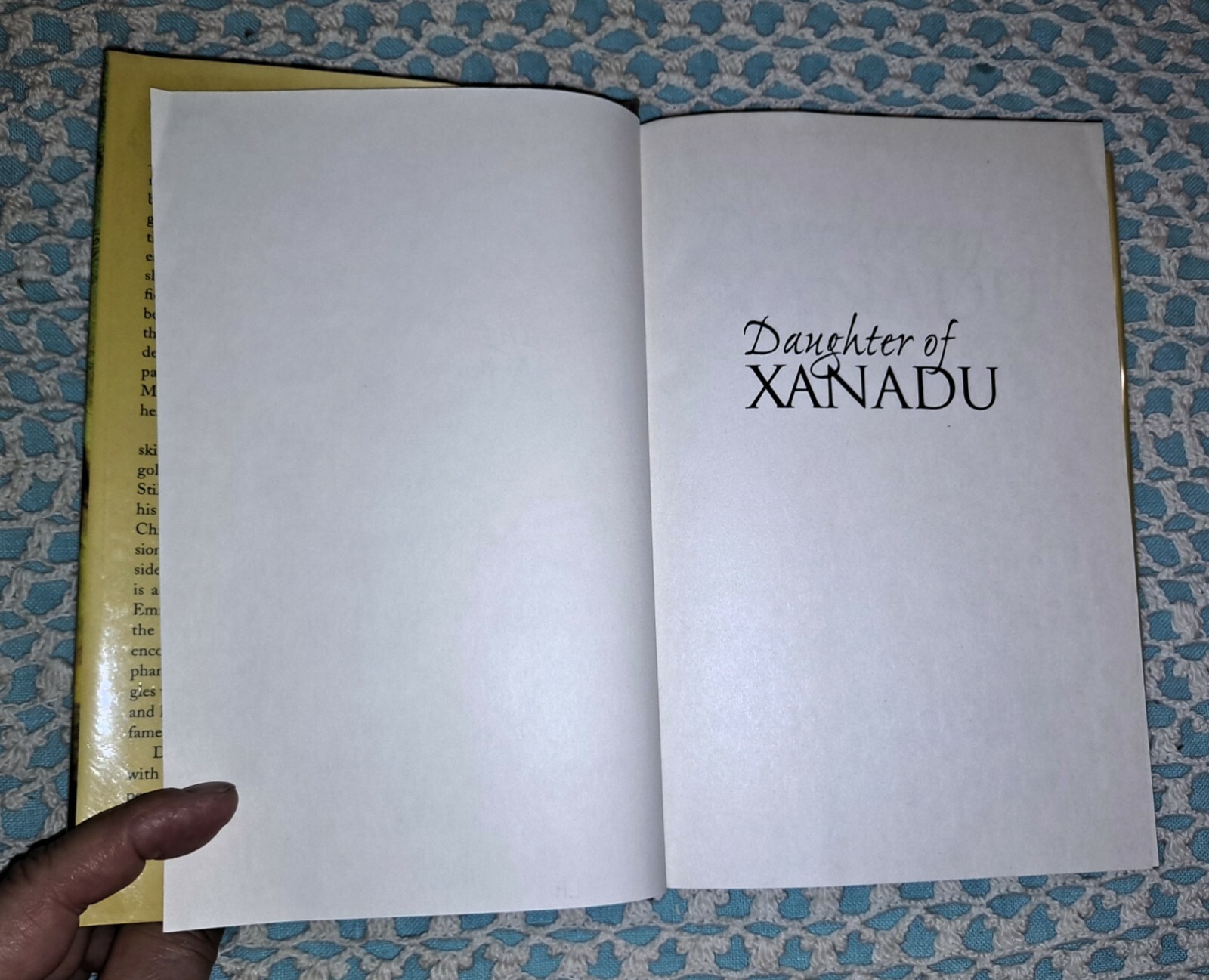 Daughter Of Xanadu by Dori Jones Yang, 2011, 1st Edition, HC w/ DJ, 336 pages