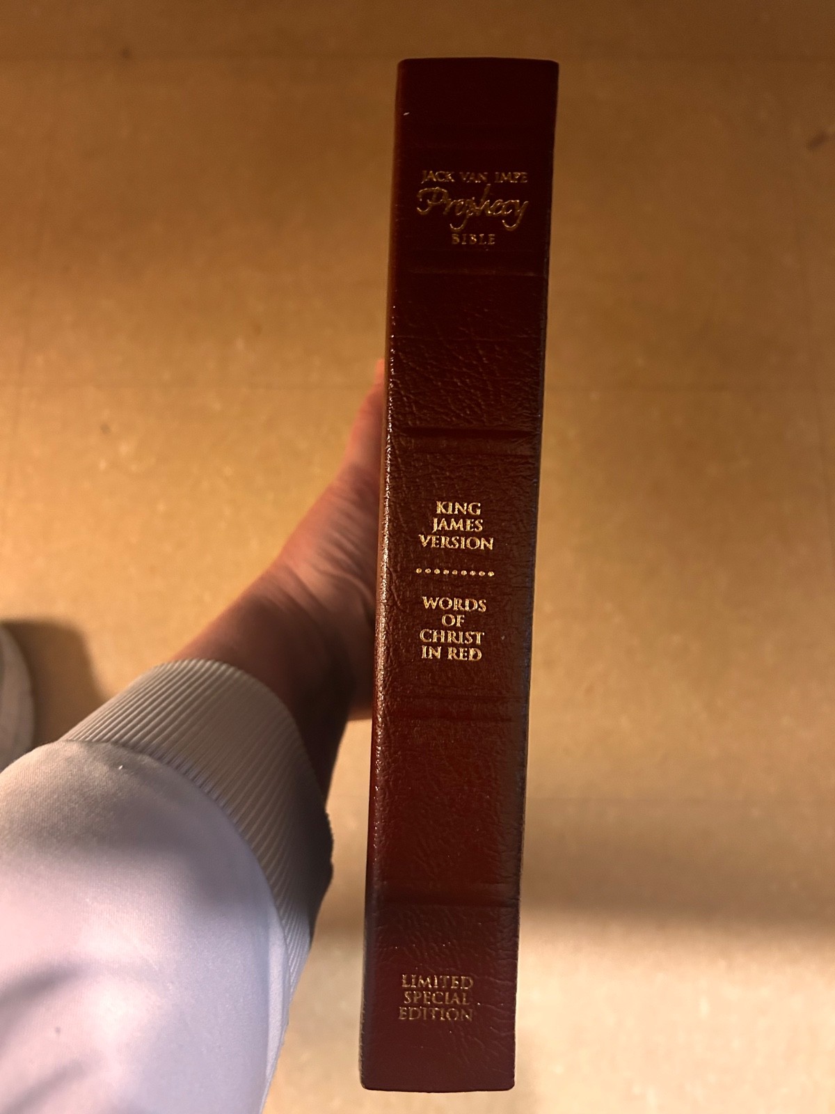 Jack Van Impe Prophecy Leather Bible New 2nd Edition King James Version Poster