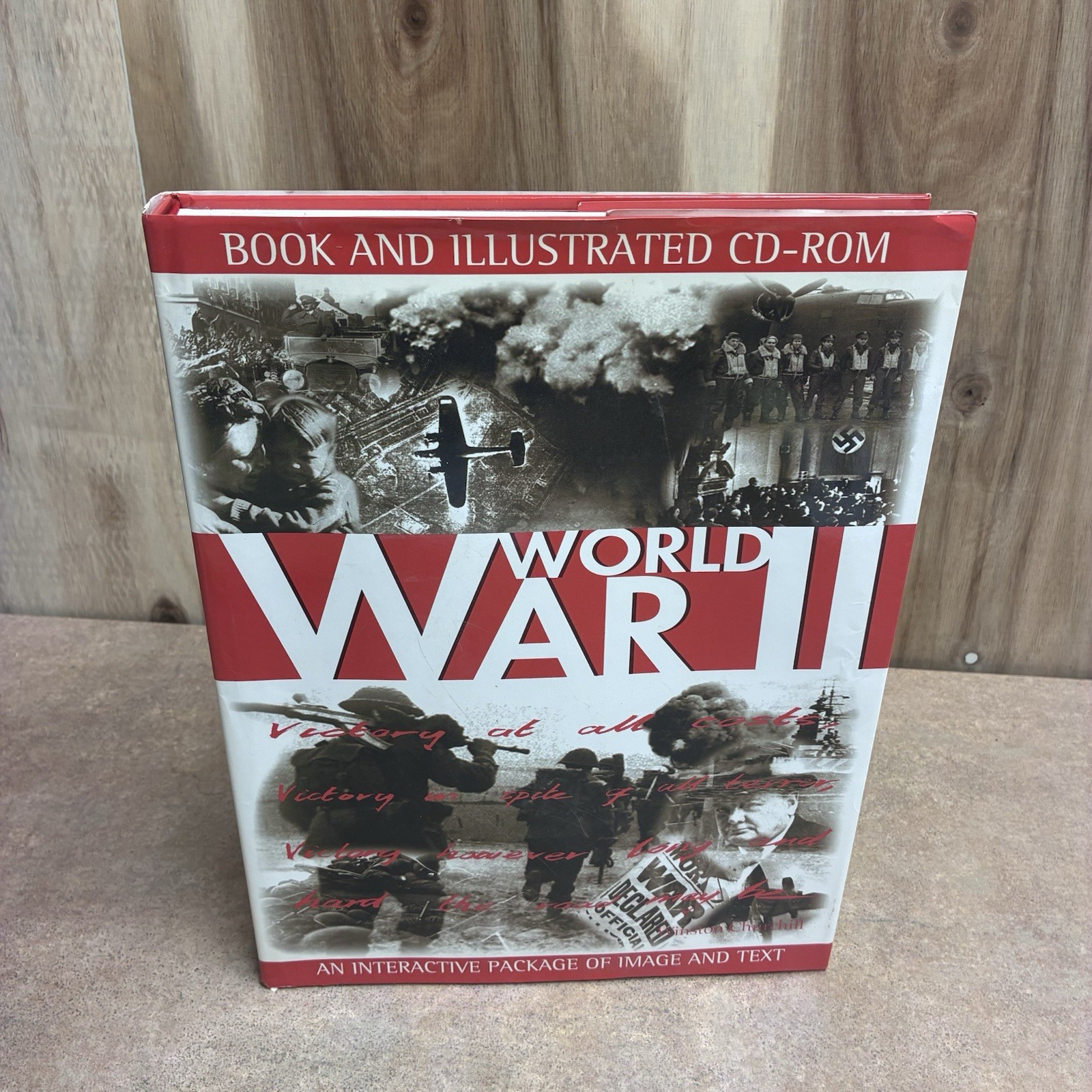 1989 World War II Hardback Book 400 Pages Featuring Over 1,350 Military Photos