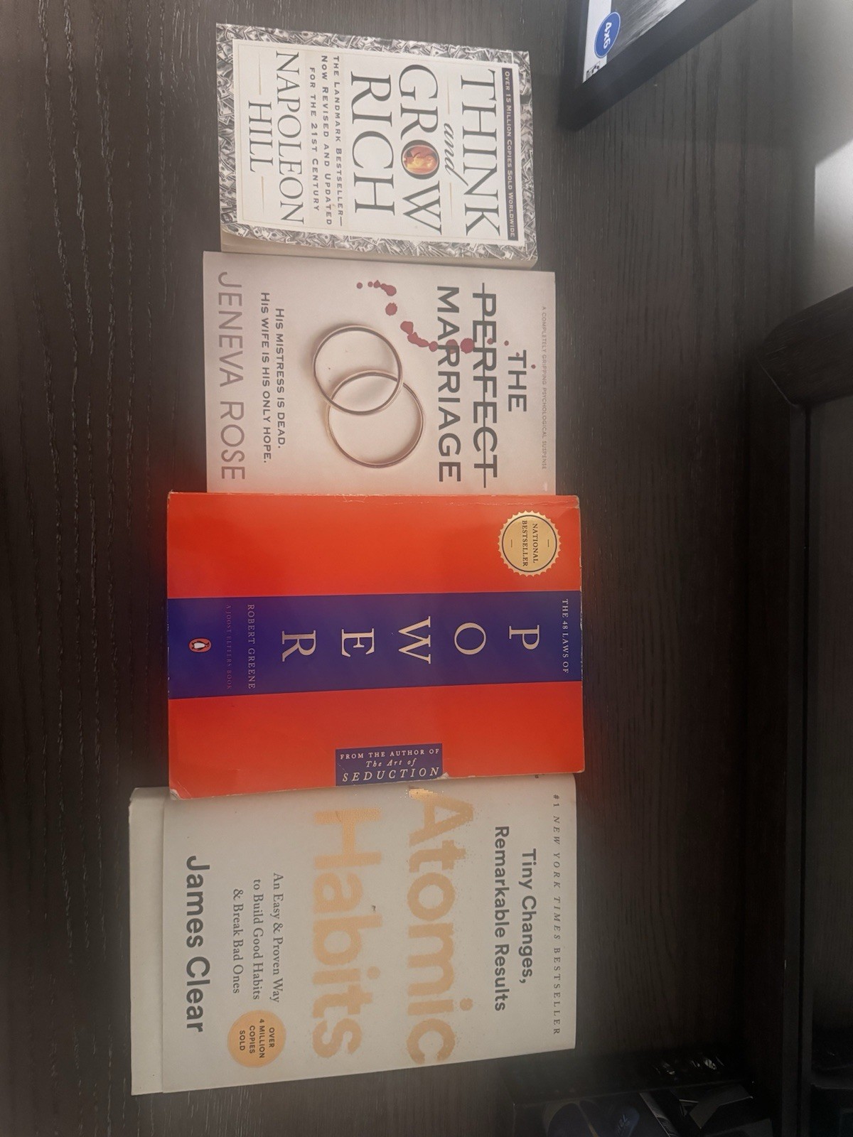 Napoleon Hill, James Clear Paperback Lot 4: Think Grow Rich, Atomic Habits