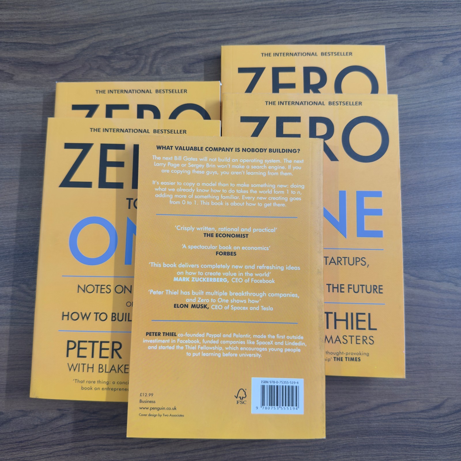 Zero to One: Notes on Start Ups, By Peter Thiel