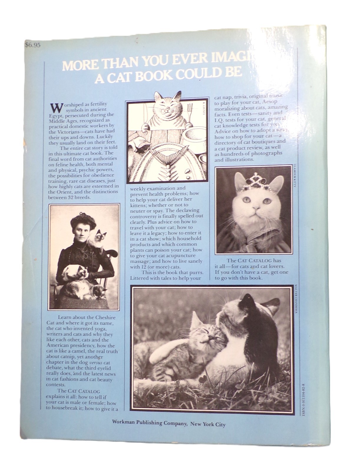 “Cat Catalog”, The Ultimate Cat Book, Large “Very Good” 1st Ed. Book, 352 pages