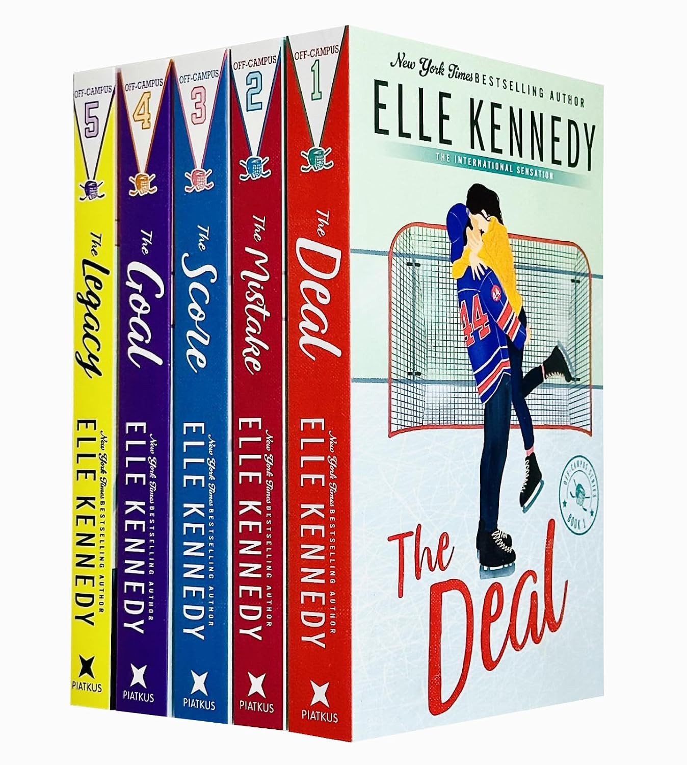 Off-Campus Series 5 Books Collection Set By Elle Kennedy The Deal, Mistake