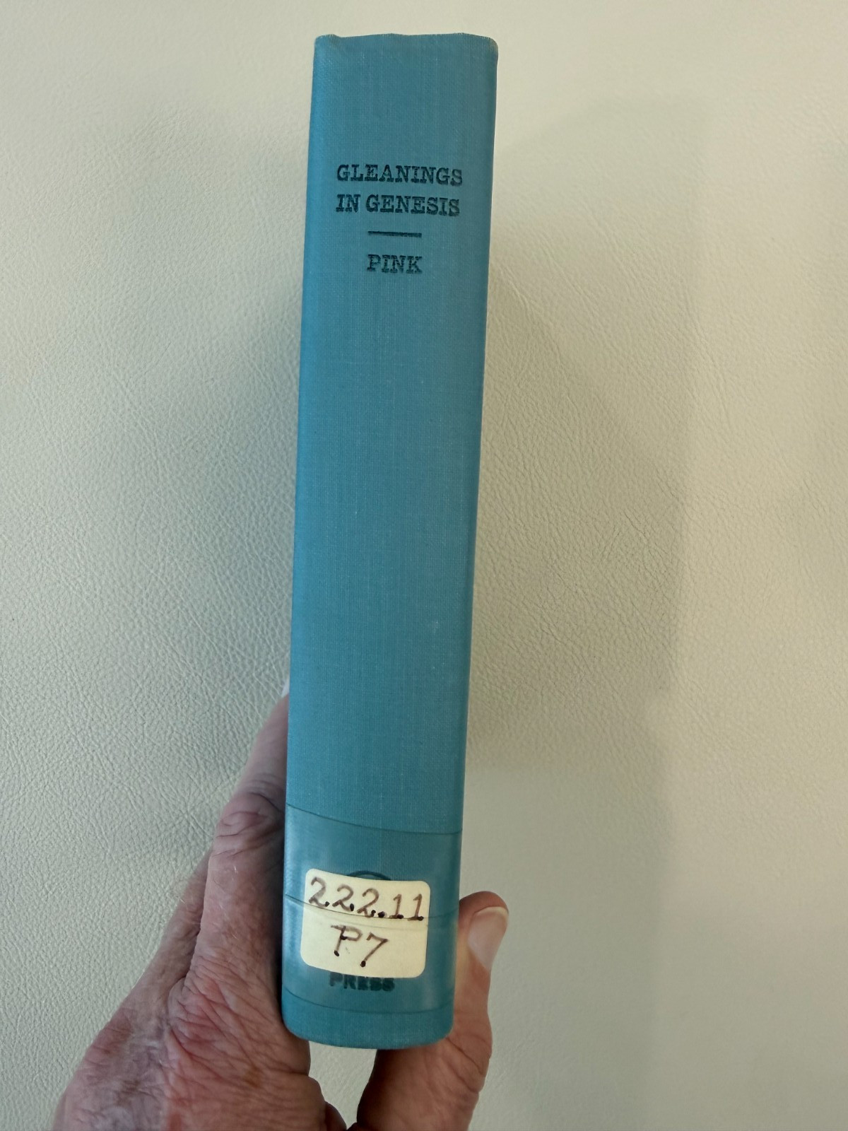 1922 ARTHUR W. PINK. Gleanings in Genesis Volumes 1 & 2 HB Nice!