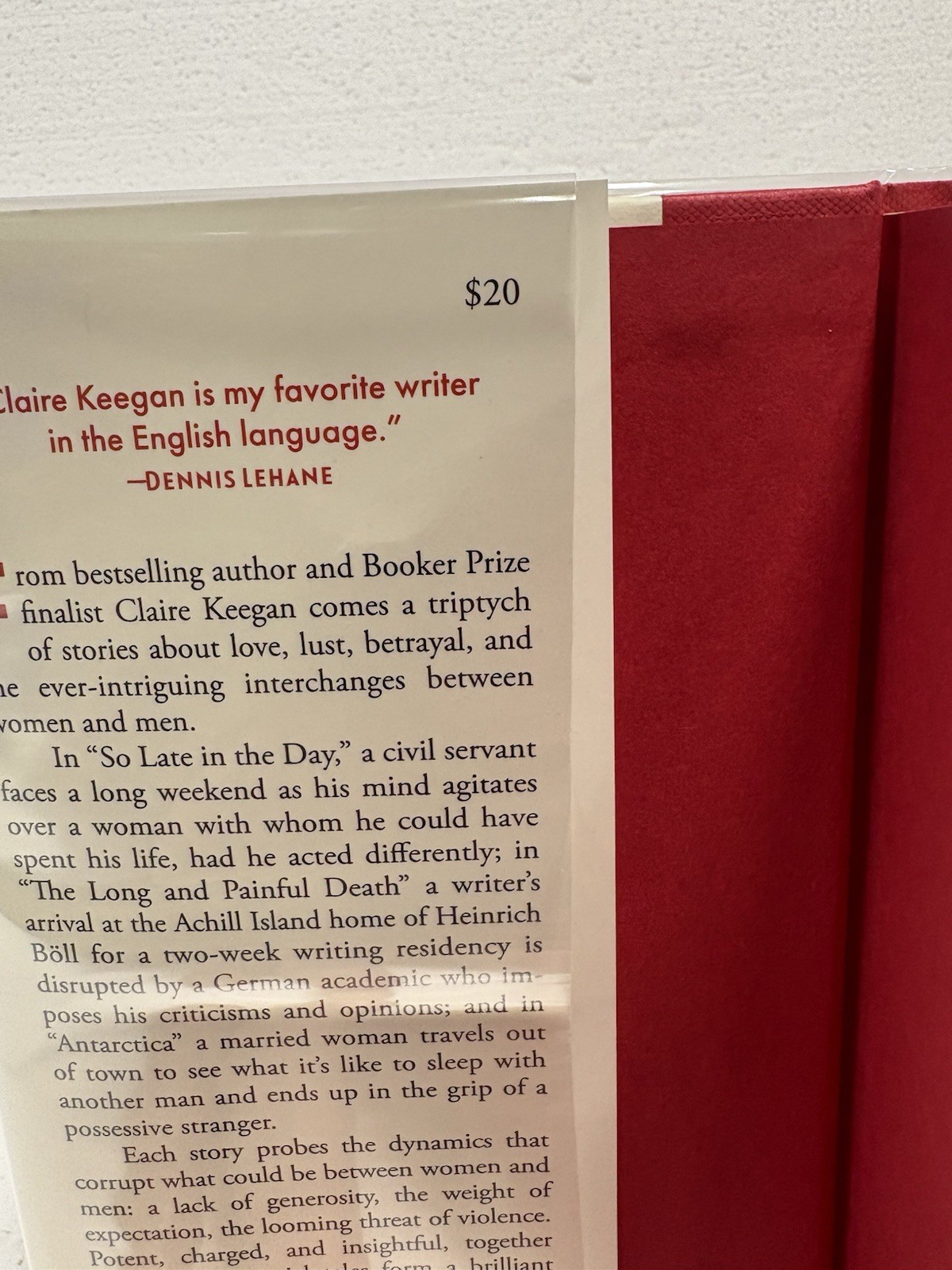 NEW So Late in the Day by Claire Keegan – First Edition 2023, Signed