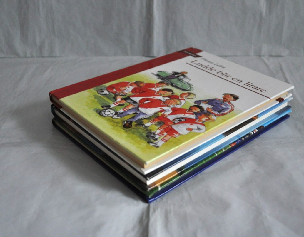 Swedish Edition Lot of 3 Books Ludde by Viveca Lärn Friendship Sport Football