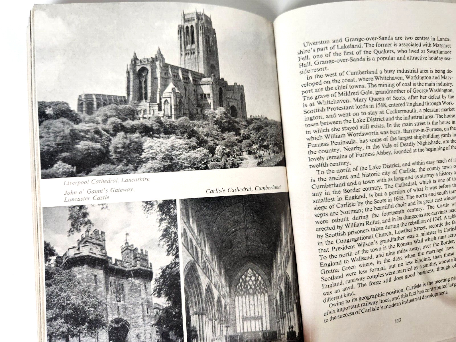 England Vtg 1954 Book Tourist British Travel Association 200 Pages UK Britain