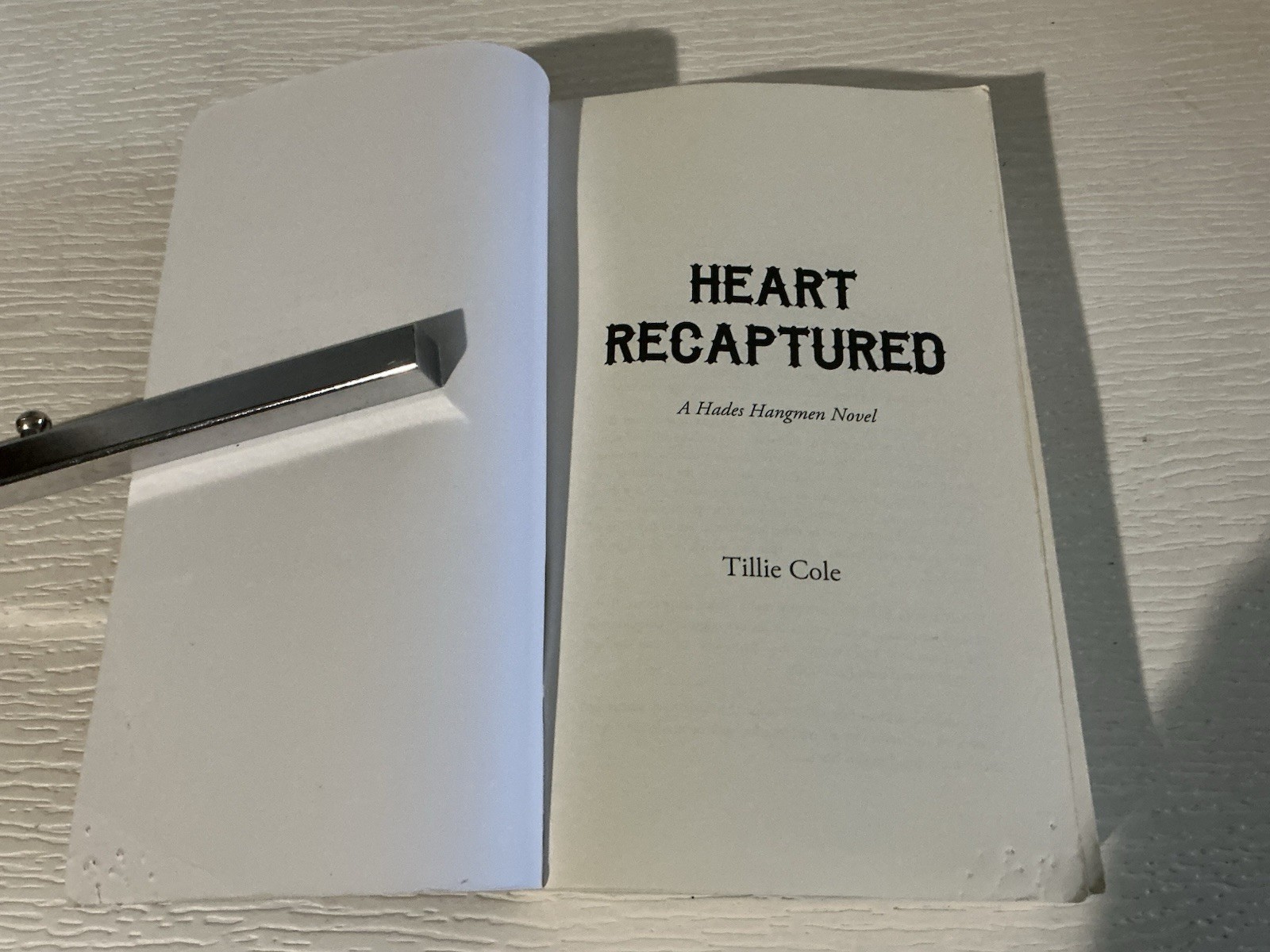 Heart Recaptured (Hades Hangmen) Tillie Cole 2016 Trade Paperback