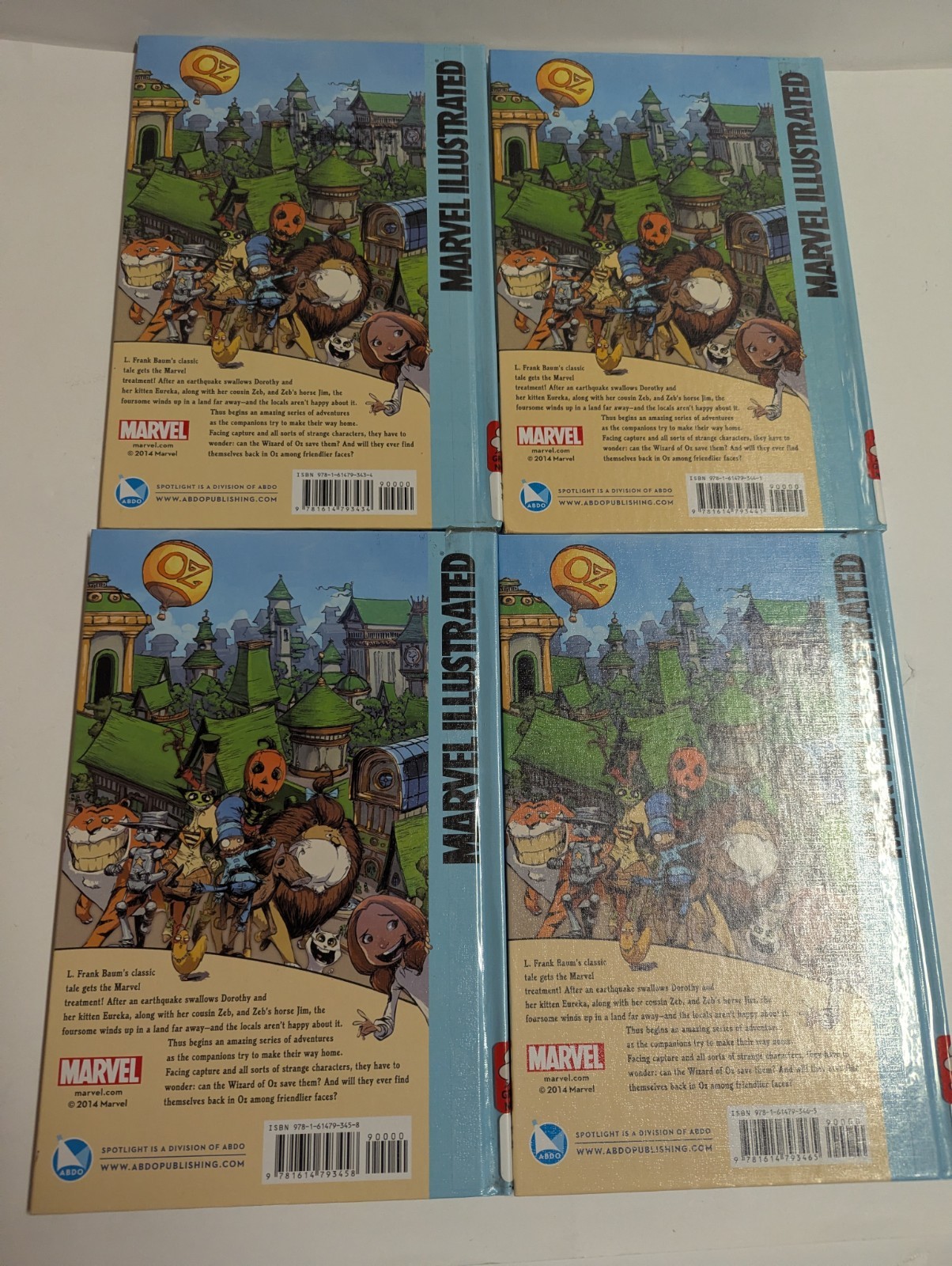 Dorothy And The Wizard In Oz Marvel Series #1-4 Comic Books Set of 4 Library