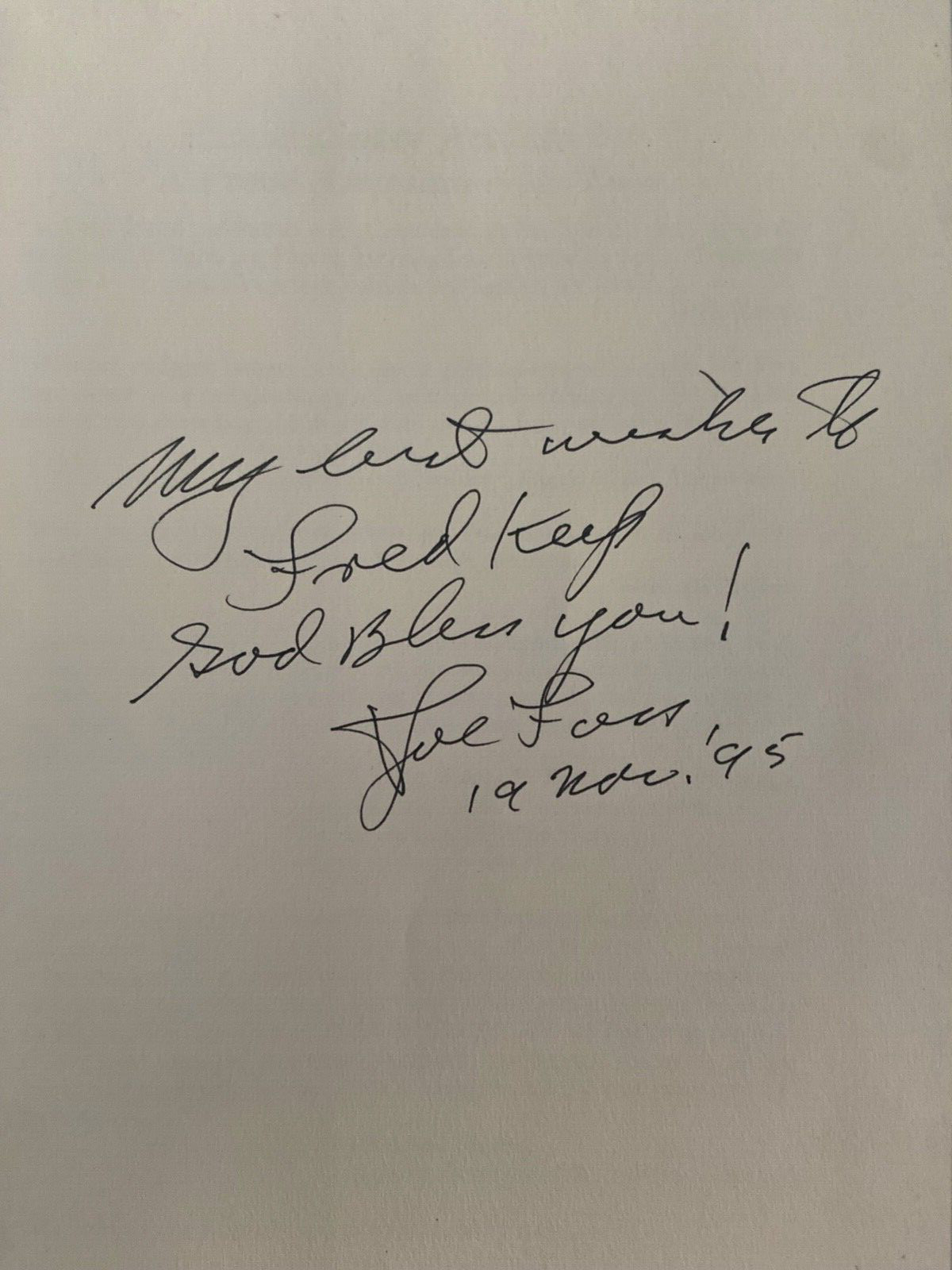 SIGNED Joe Foss ~ A Proud American: The Autobiography of Joe Foss HCDJ 1st/1st