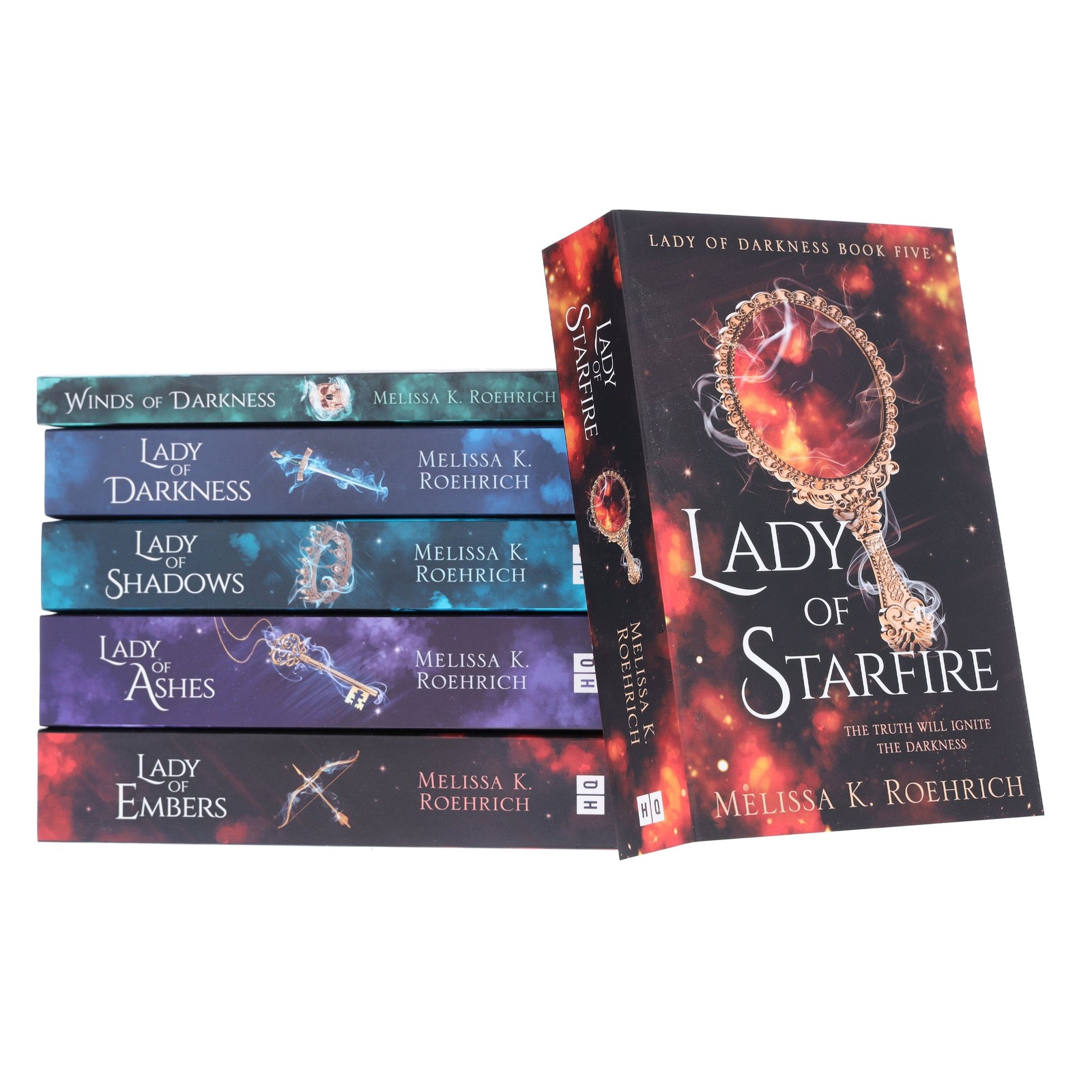 Lady of Darkness Series by Melissa K. Roehrich 6 Books Set – Fic – PB