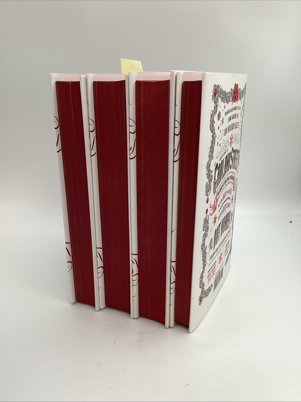 Set Of 4 Stephanie Garber Sprayed Edges Caraval Holiday Edition Flatiron Books