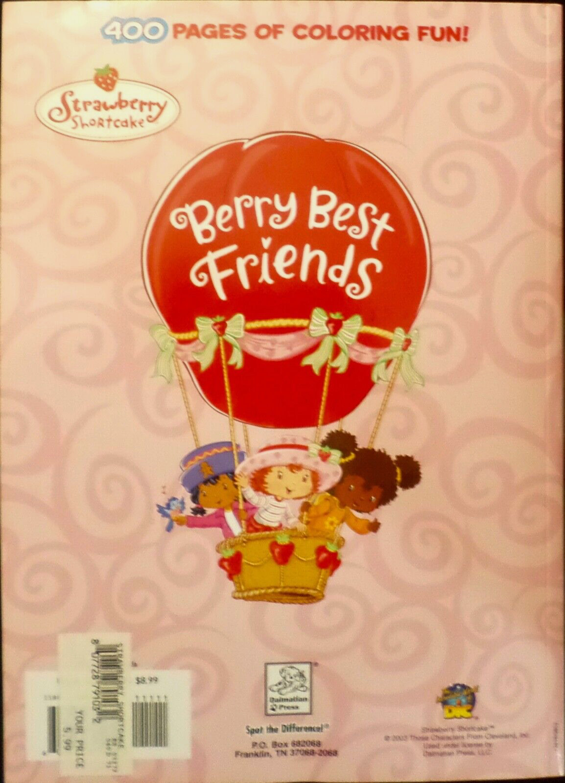 Strawberry Shortcake: : 400 Pages of Coloring Fun! (Strawberry Shortcake) NEW!!!