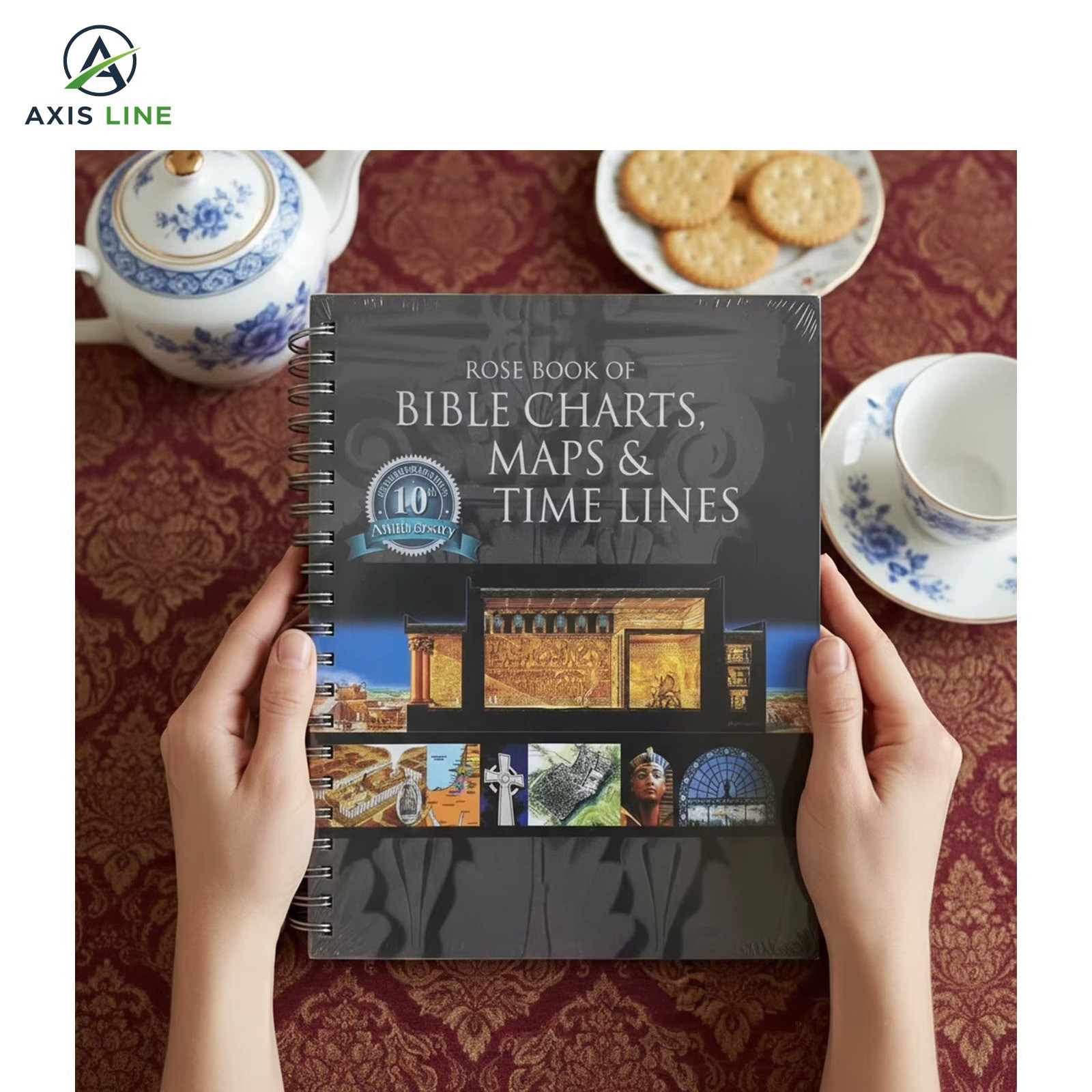 Rose Book of Bible Charts Maps Timelines NEW Spiral Bound Bible Study Guide