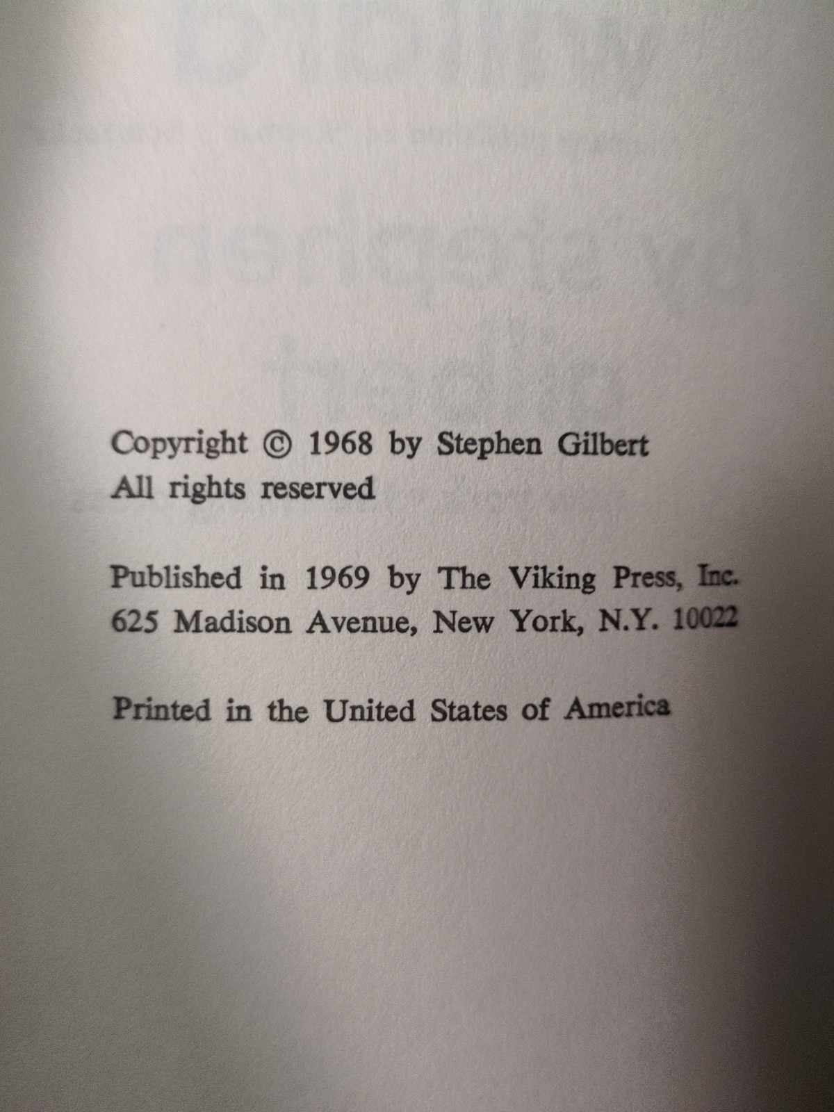 Willard by Stephen Gilbert HB Book BCE 1969 Vintage Horror