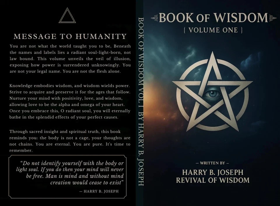 Book of Wisdom Volumes 1 & 2 by Harry B. Joseph (Paperback 2-Book Bundle) USA