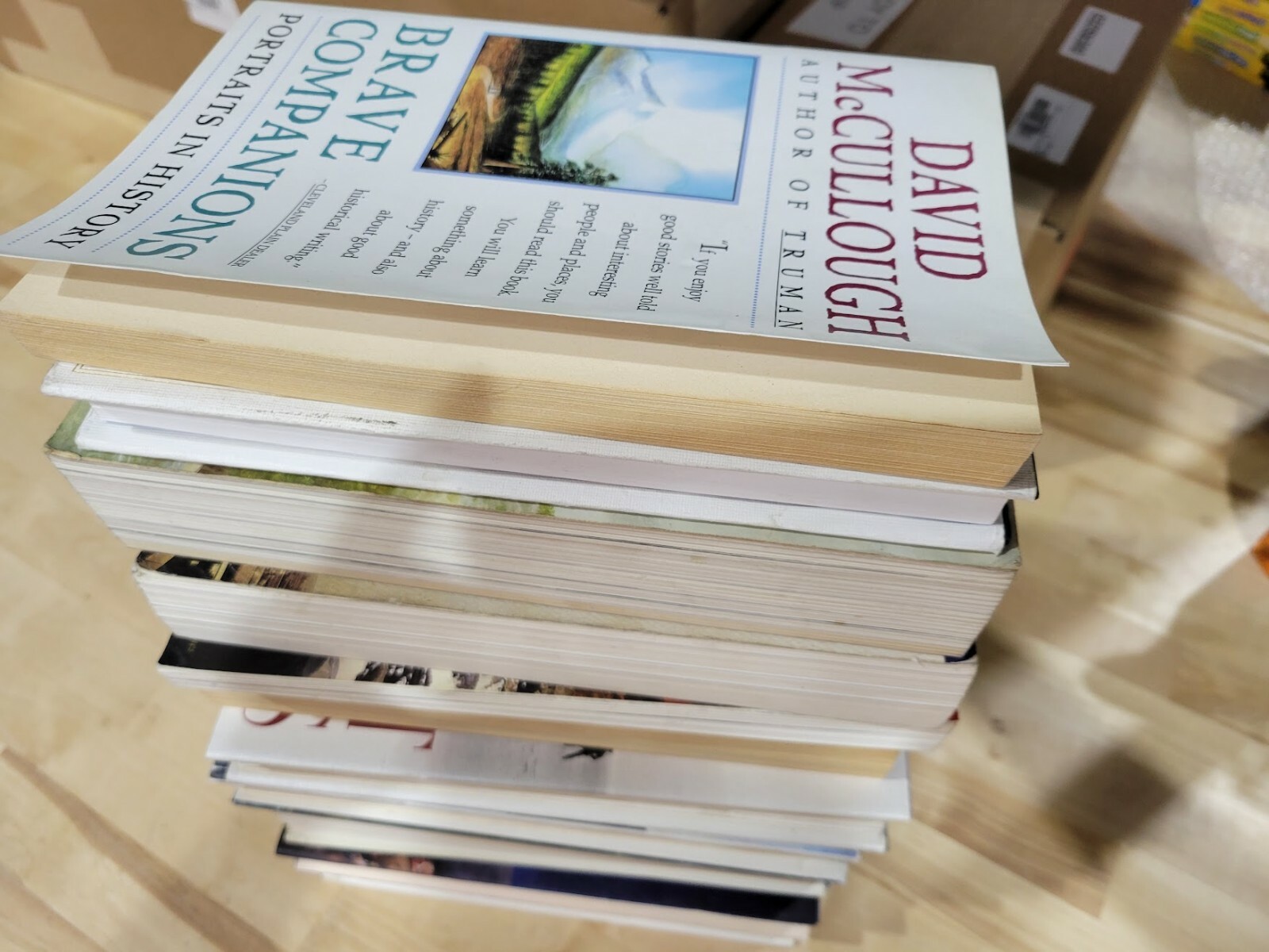 Lot of 11 Books by David McCullough – Paperback & Hardcover