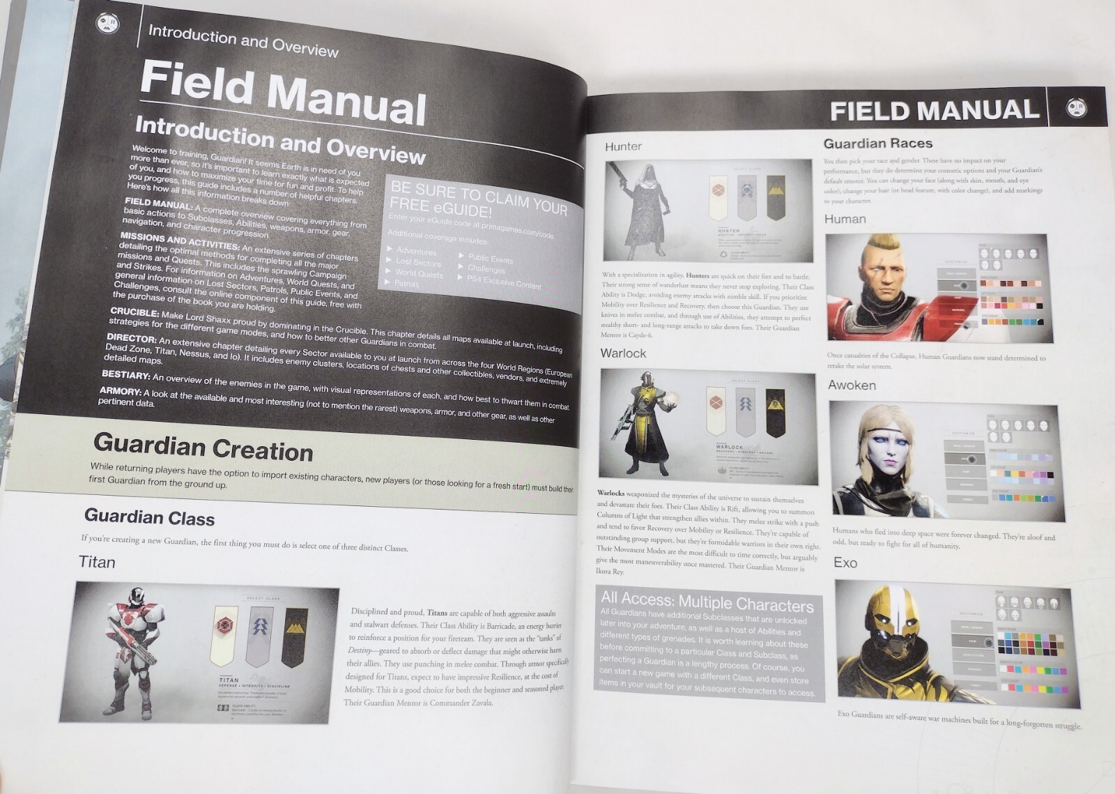 2017 Destiny 2 Prima Collectors Edition Guide Hardcover Guardian Book 352 Pages