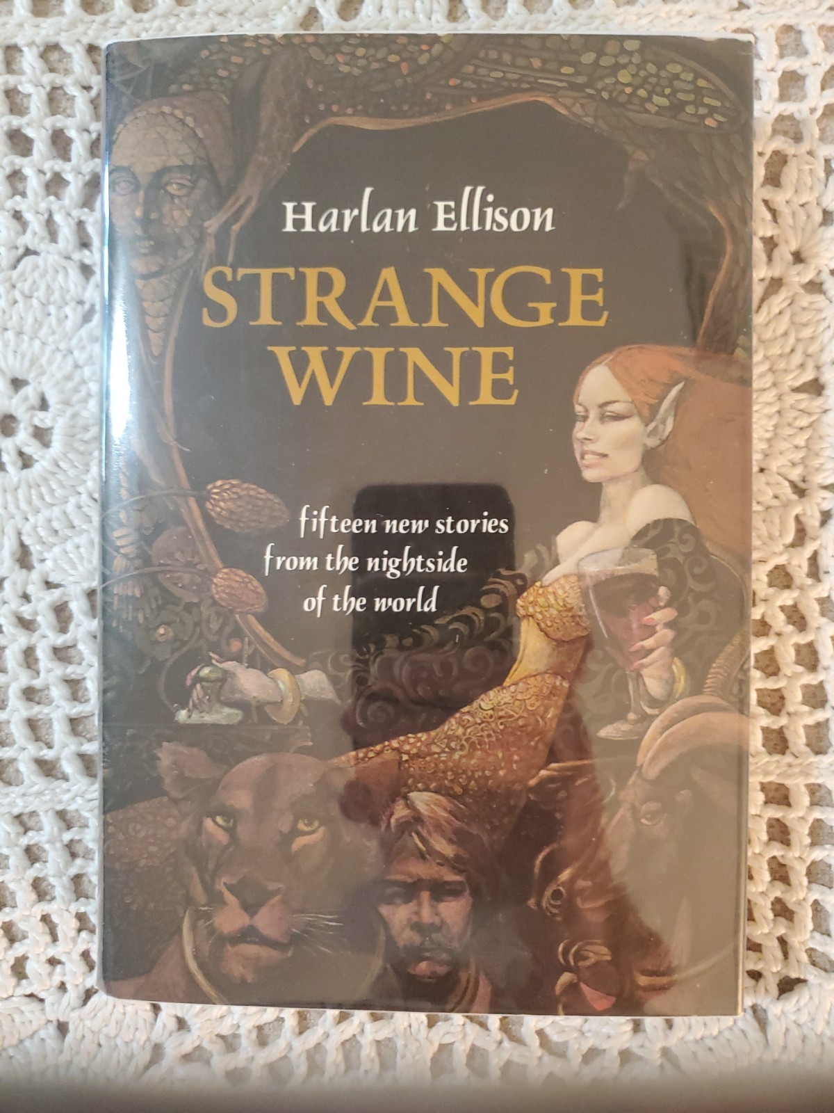 SIGNED Strange Wine by Harlan Ellison Harper & Row 1st hardcover Very Good