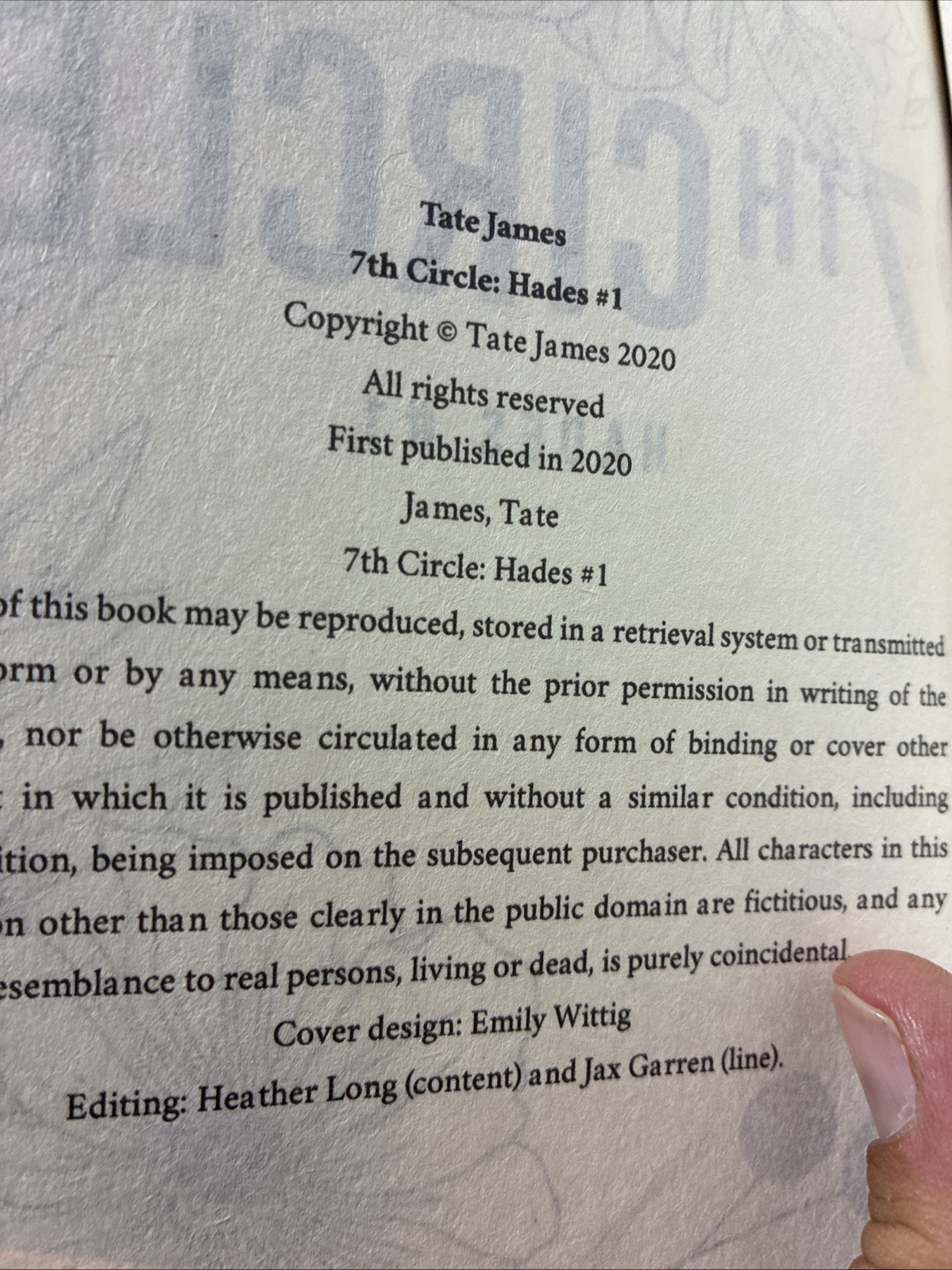 The Hades Series Complete X 4 by Tate James 7th Circle Dark Romance Adult 1st Ed