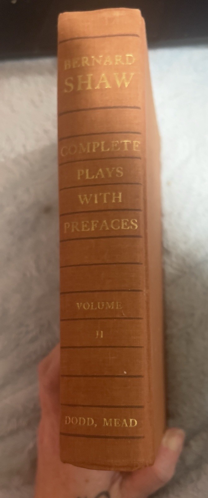 Bernard Shaw Complete Plays With Prefaces Volume V Hardcover 1963- Great Cond