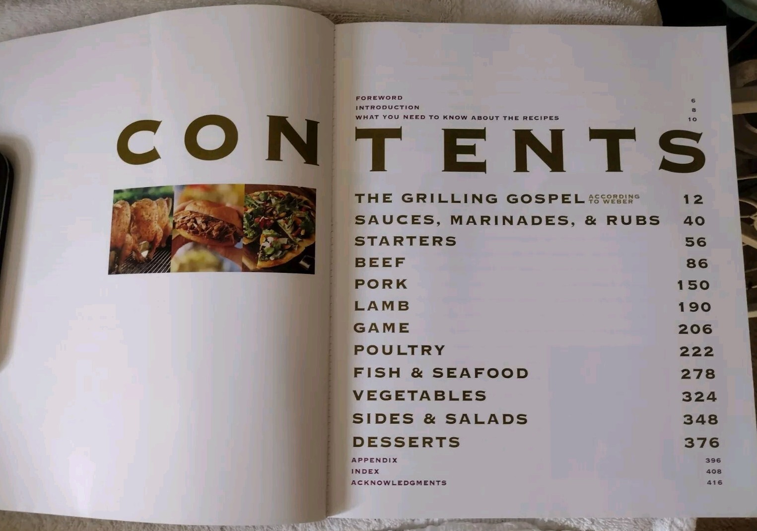 WEBER’S BIG BOOK OF GRILLING JAMIE PURVIANCEAND SANDRA MCRAE 416 PAGES