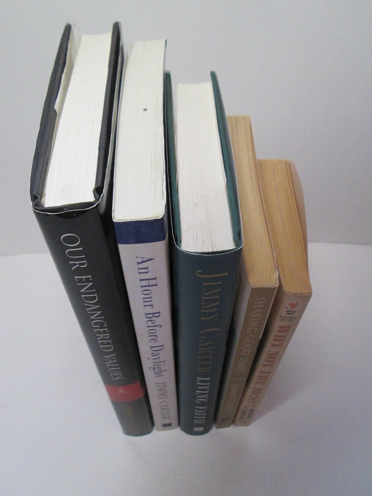 President Jimmy Carter Book Lot Politics US History Government Faith Family Life