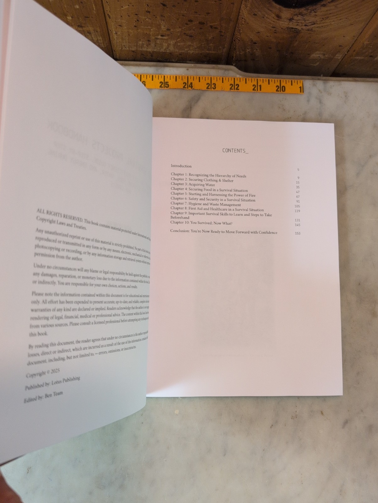 2026 No Grid Survival Projects Hardcover Hand Book Bob Duncan Complete DIY Guide