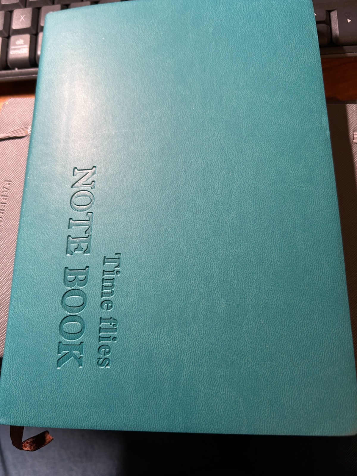 Time flies notebook – 5 by 8 inches – 200 graph pages and ribbon