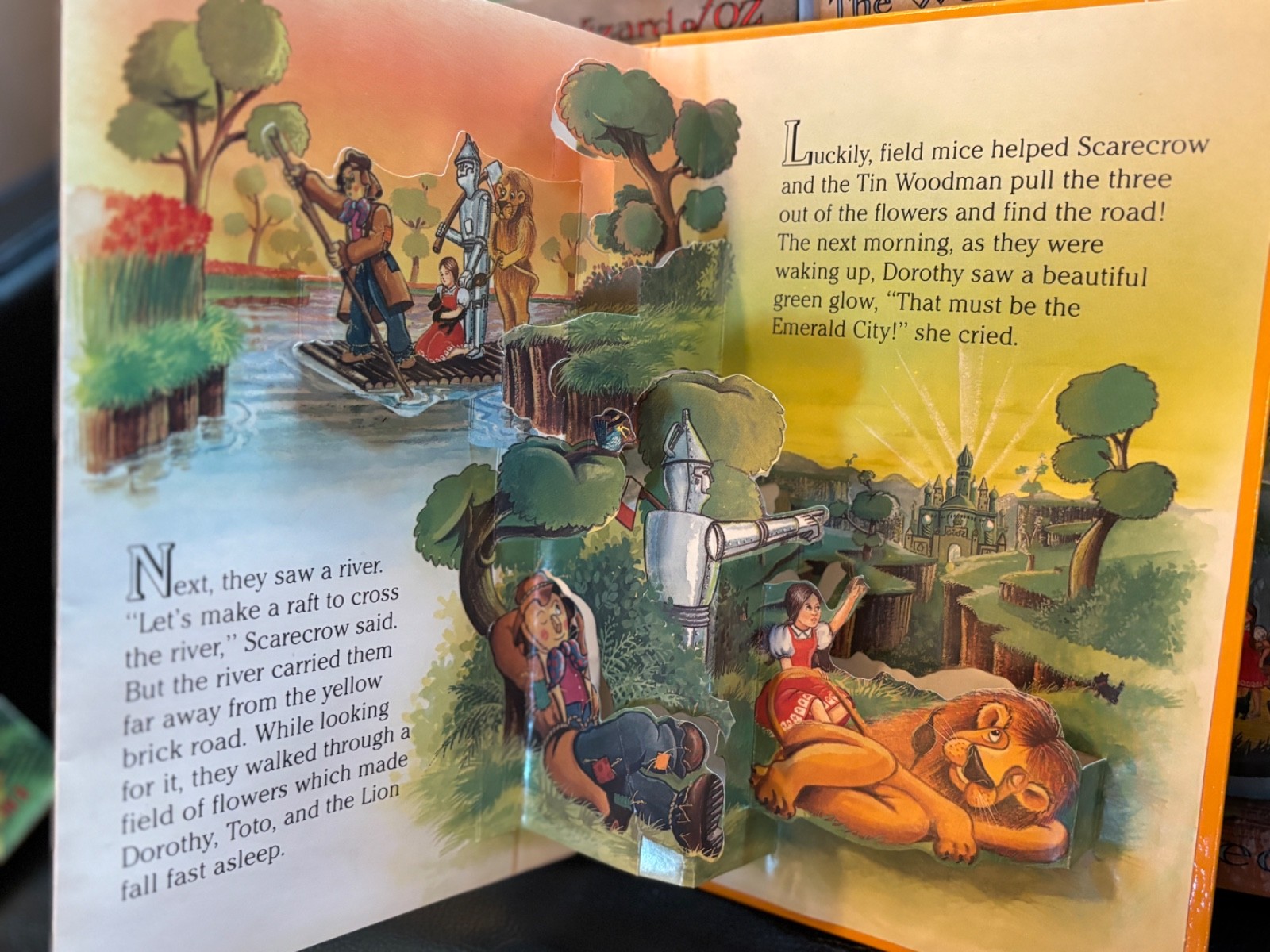 The Wizard of Oz Pop-up Books Set of 4 Treasury Collection Vintage
