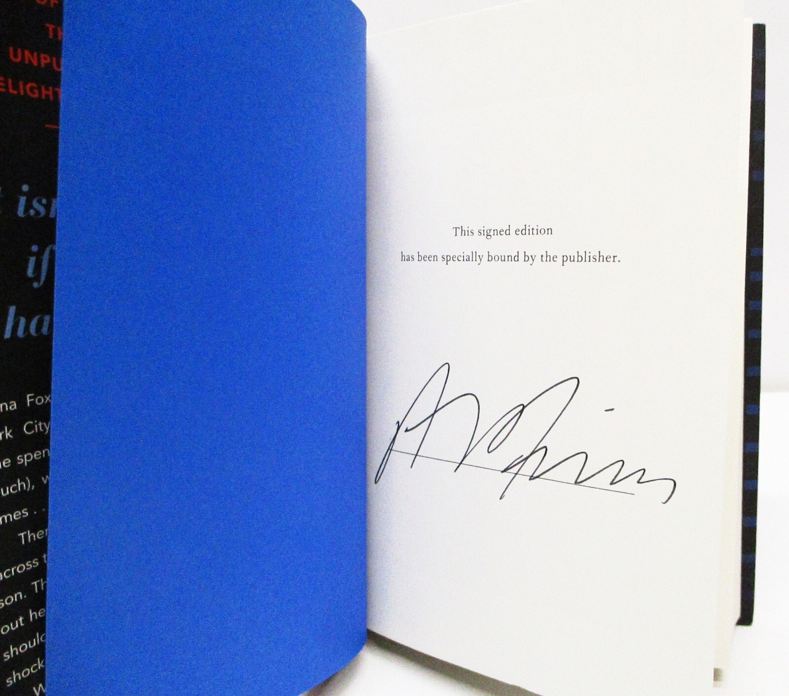 THE WOMAN IN THE WINDOW by A.J. FINN HCDJ – SIGNED COPY