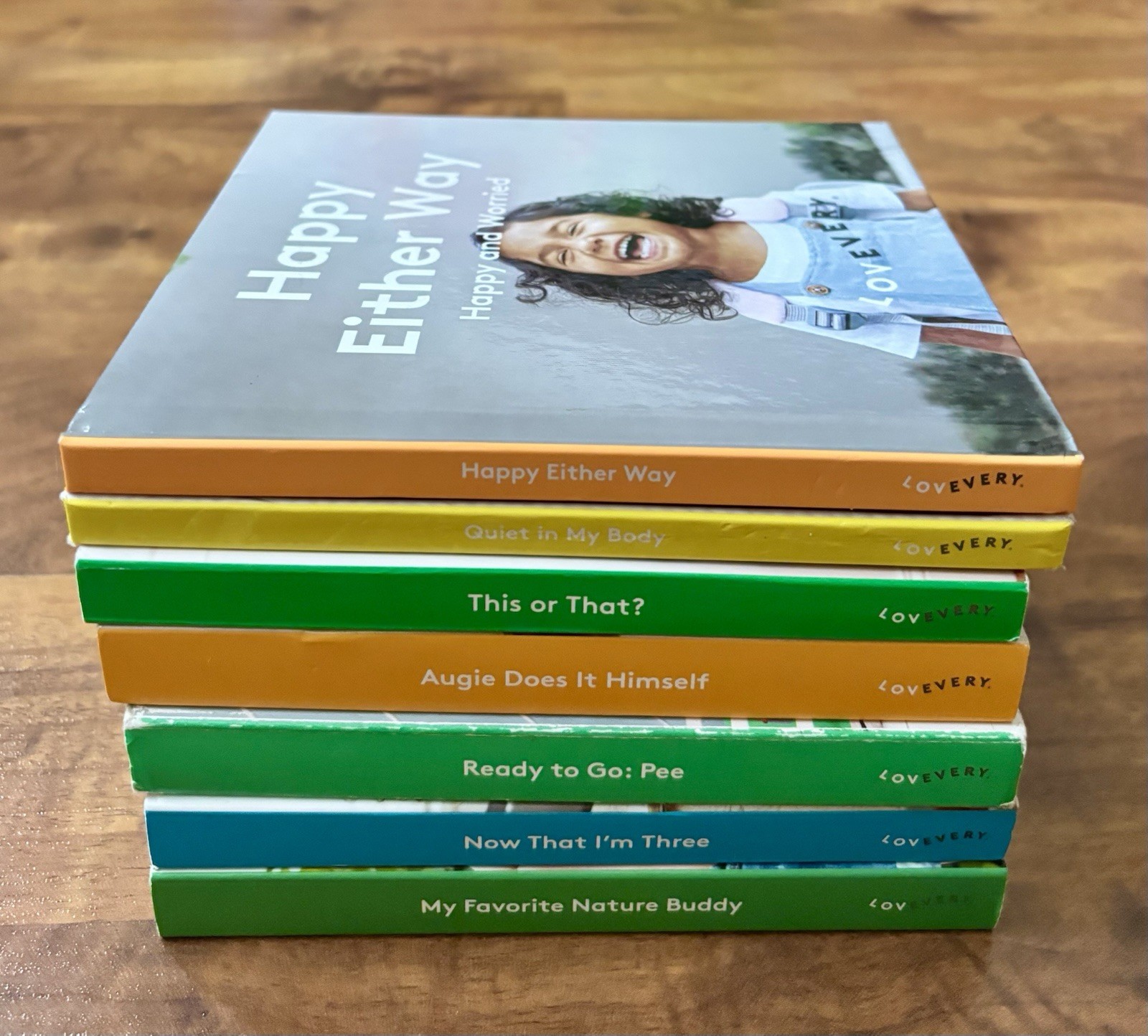 Lovevery Book Lot of 7 Montessori Board Books Hardcover 3 Year Old Toddler Set