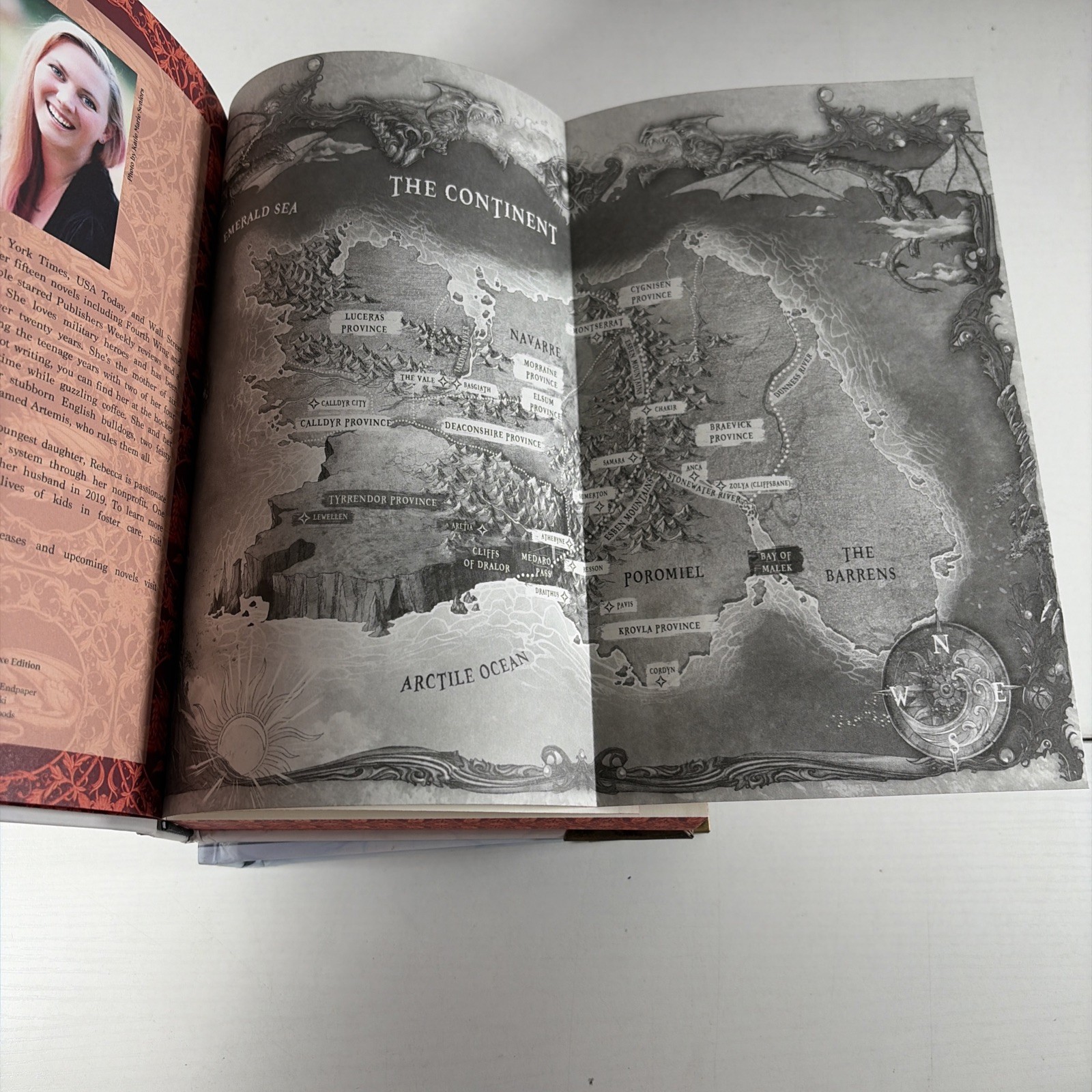 Fourth Wing SIGNED & Iron Flame Bookish Box Luxe Edition Rebecca Yarros Overlays