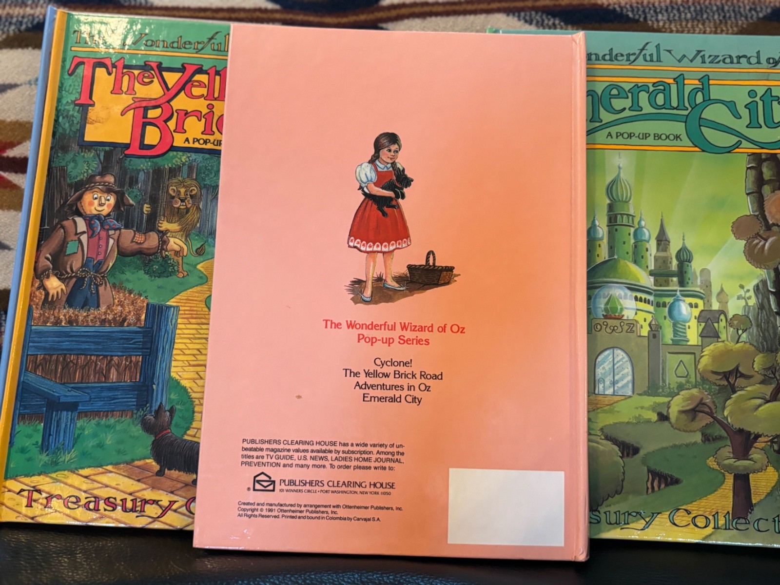 The Wizard of Oz Pop-up Books Set of 4 Treasury Collection Vintage