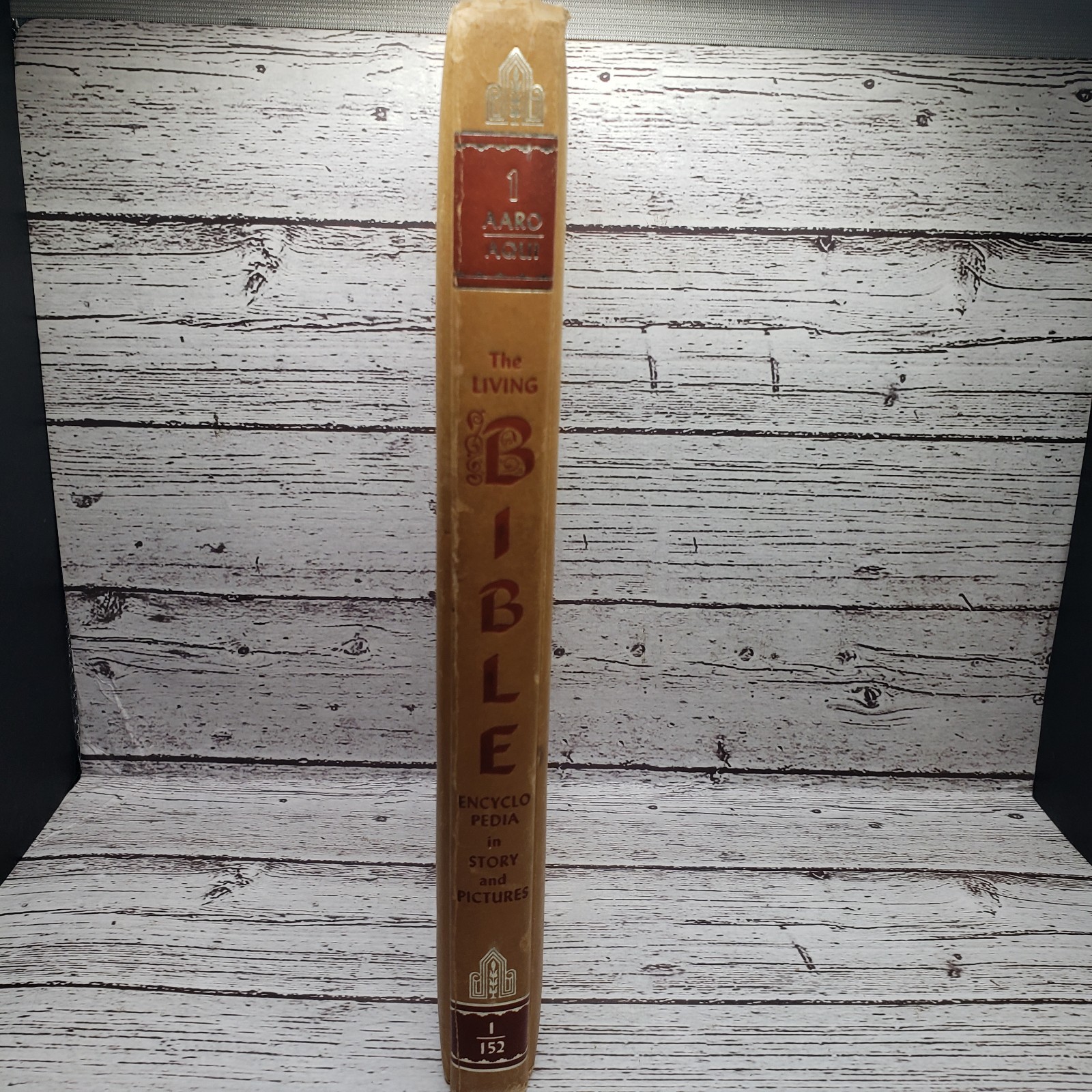 Lot of 9 THE LIVING BIBLE ENCYCLOPEDIA IN STORY AND PICTURES Vol 1, 9-16 HC 1968