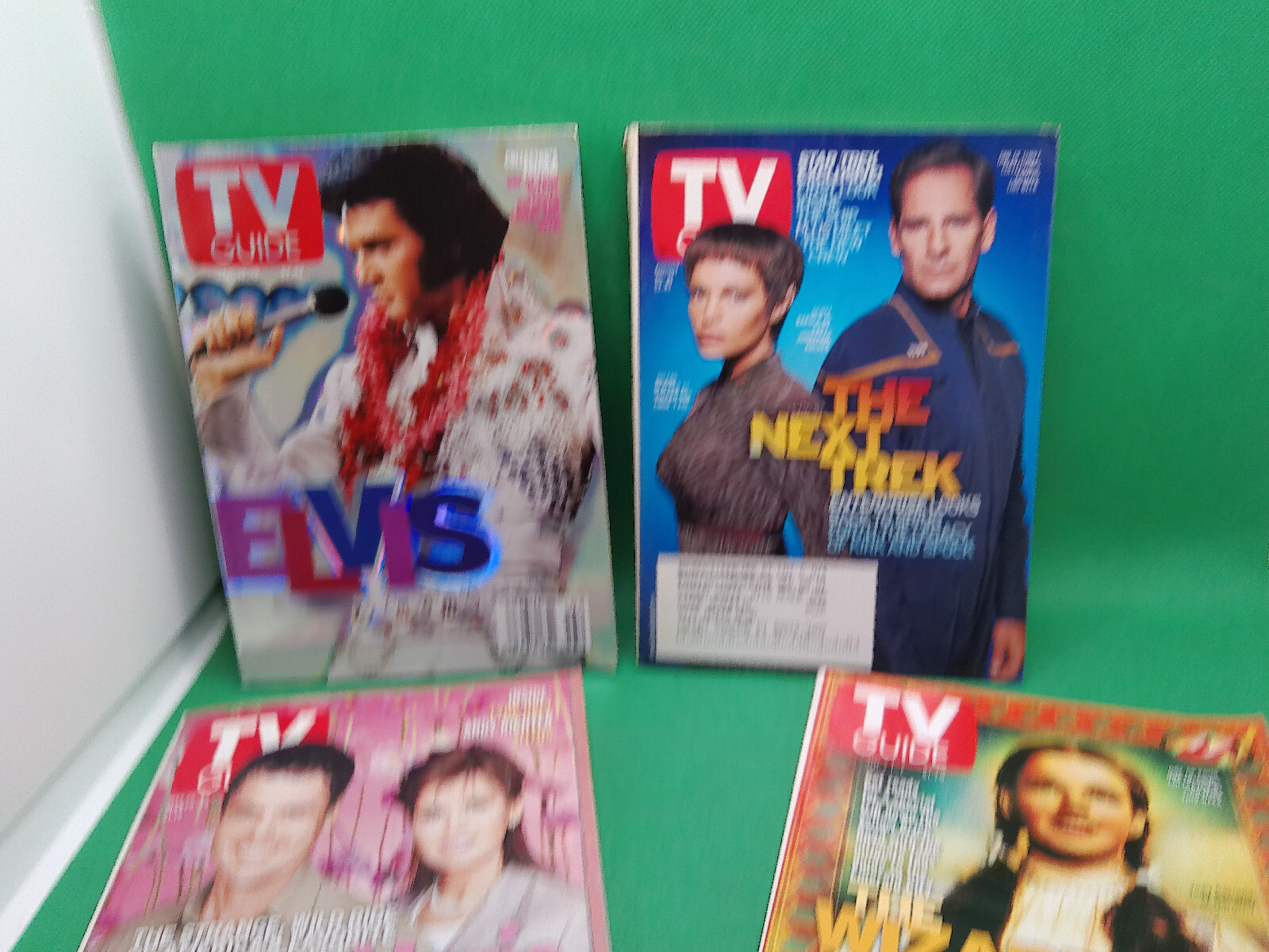 TV Guide Donny Marie Elvis Star Trek Enterprise Wizard Oz lot 4 2000 2001 dated
