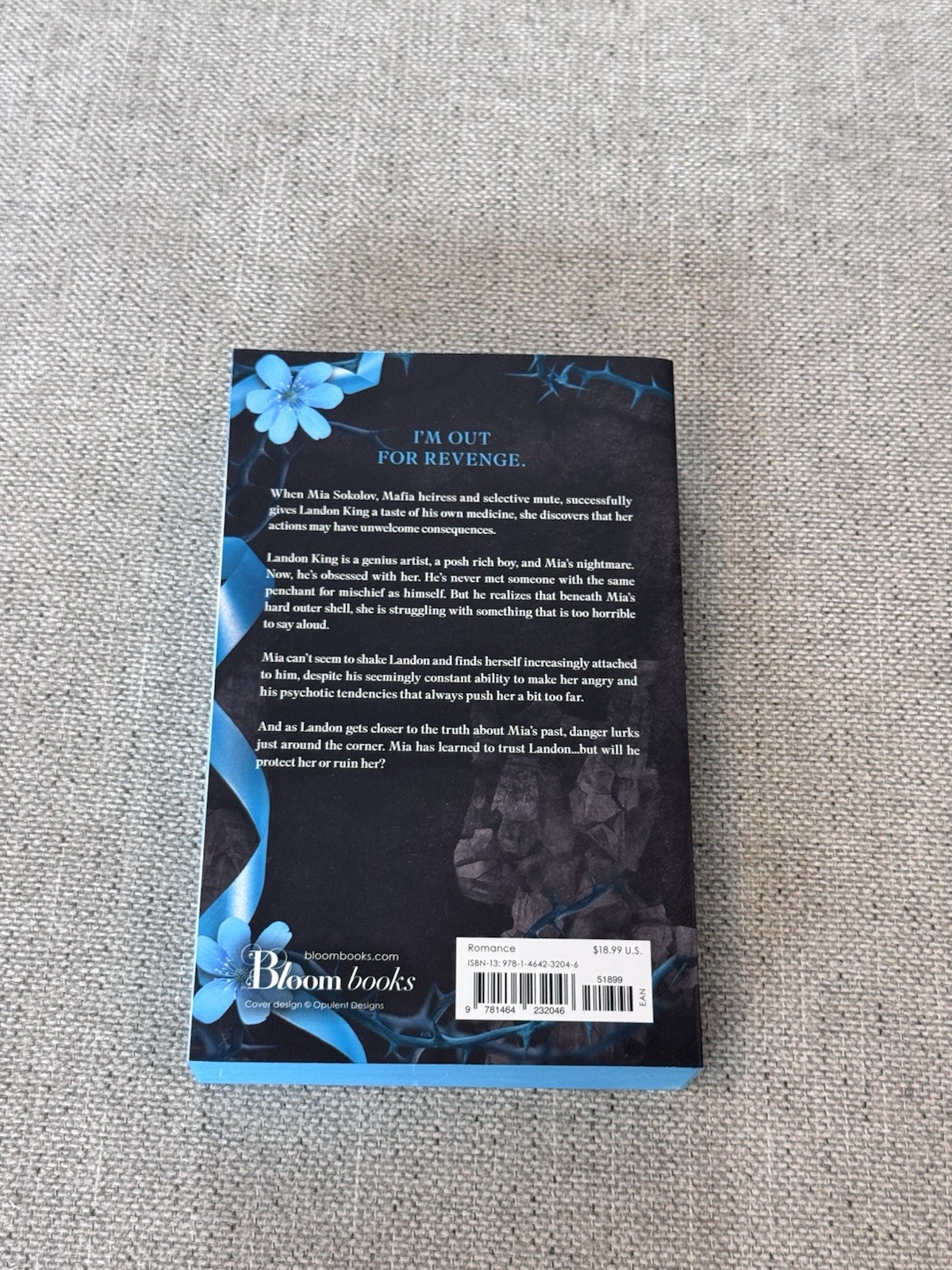 God of Ruin By Rina Kent Signed Deluxe Edition Blue Sprayed Edges Legacy of Gods