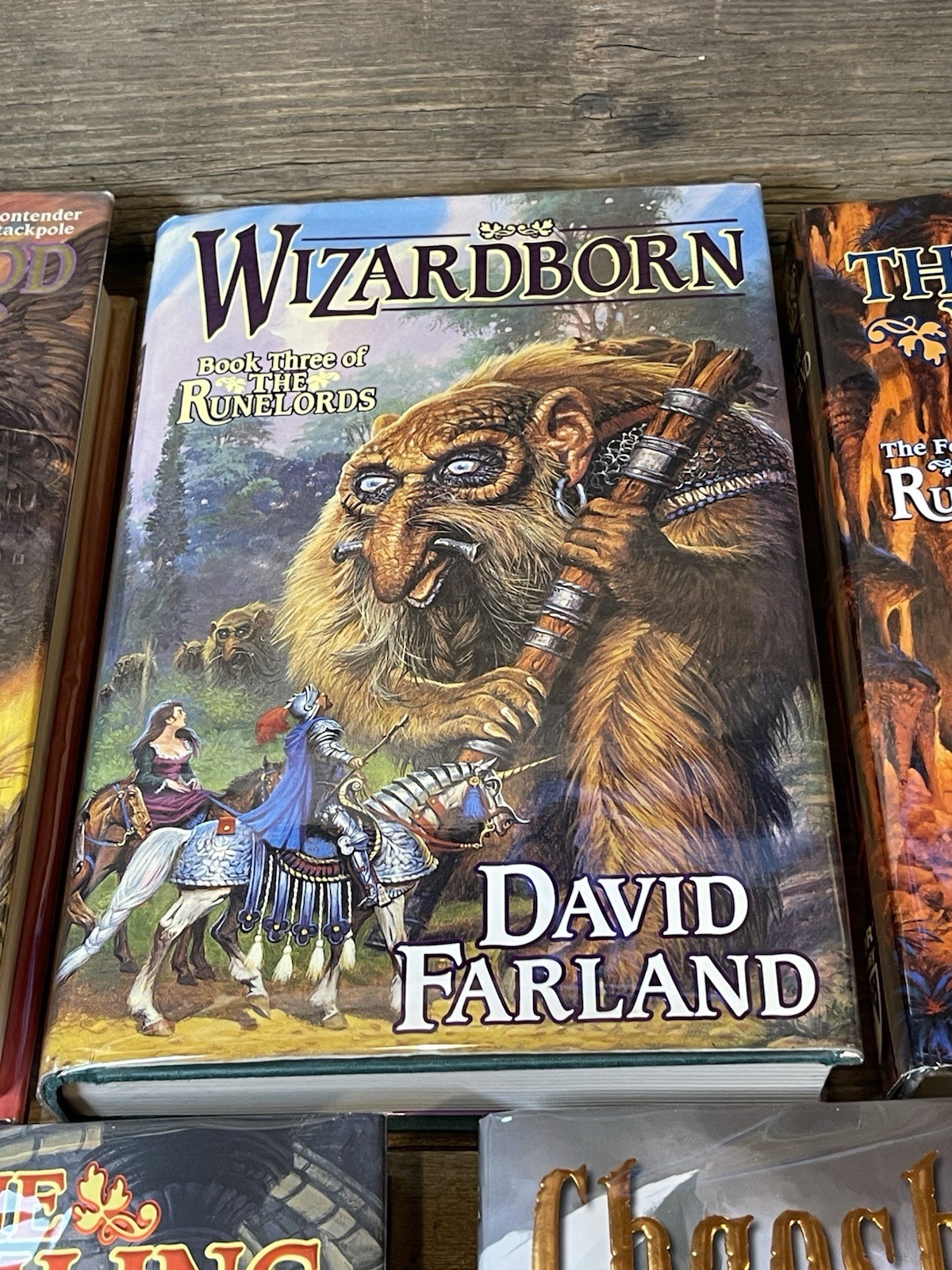 David Farland – Runelords lot Of 5 Book 2,3,4,7, & 8 In The Series SIGNED