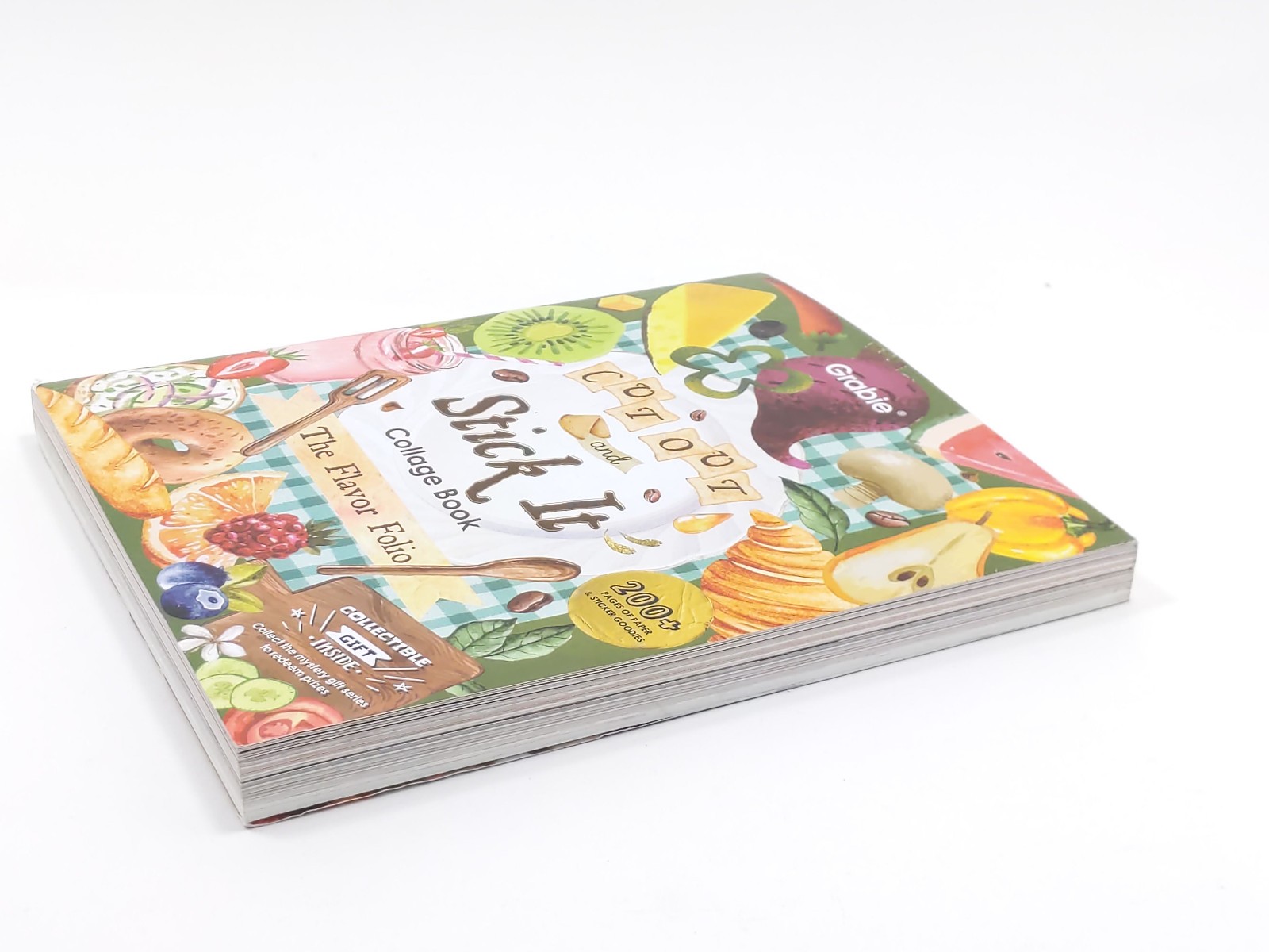 Grabie Cut Out and Stick It Collage Book: The Flavor Folio 200+ Pages