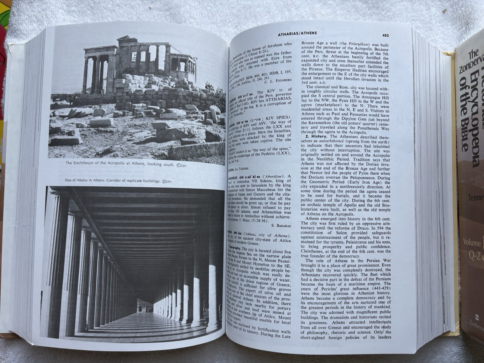 Zondervan Pictorial Encyclopedia o the Bible, Vols. 1-5, VG to LN Books FREESHIP