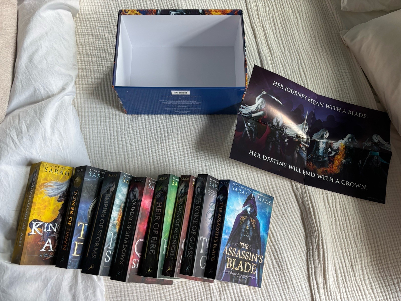 Sarah J. Maas Throne of Glass Series Paperback Box Set ORIGINAL COVERS