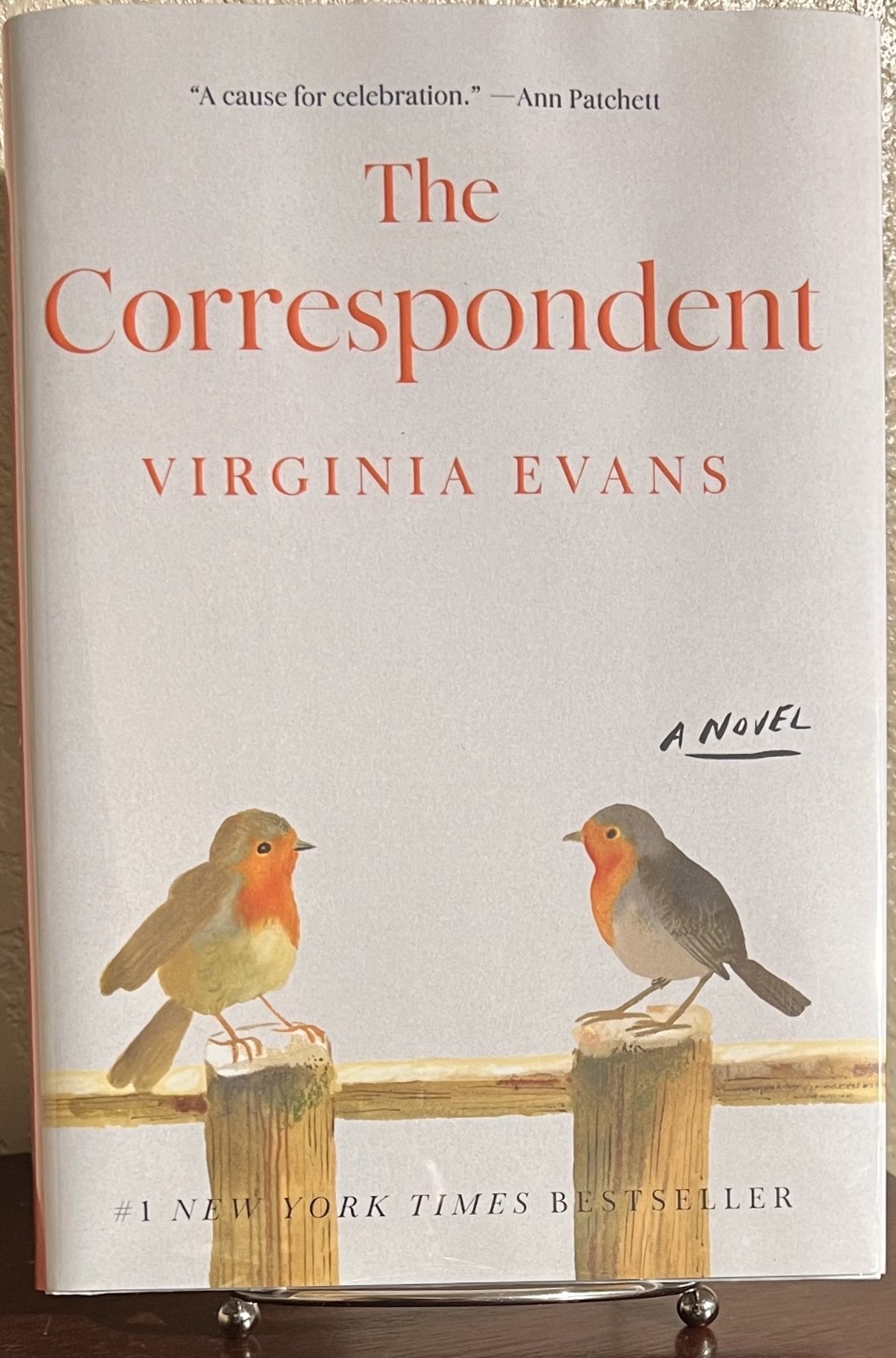 SIGNED ~ THE CORRESPONDENT by Virginia Evans (2025, Hardcover) Later Printing