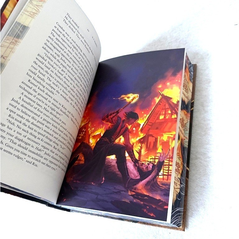 LitJoy Crate The Poppy War R.F. Kuang Special Edition Hardcover Gold Foil Edges