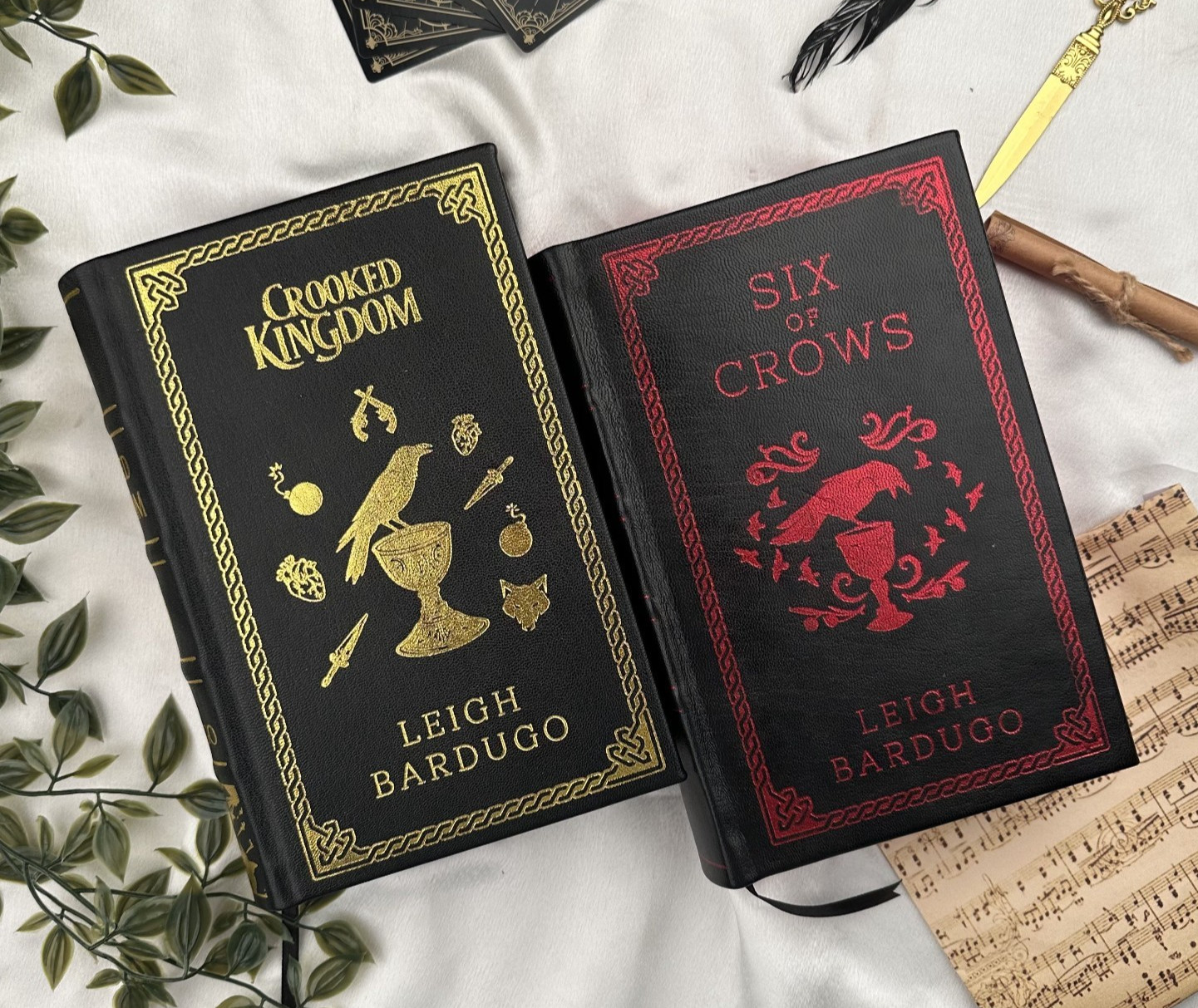 Six of Crows 2 Books Set: Six of Crows & Crooked Kingdom [Premium Leather Bound]