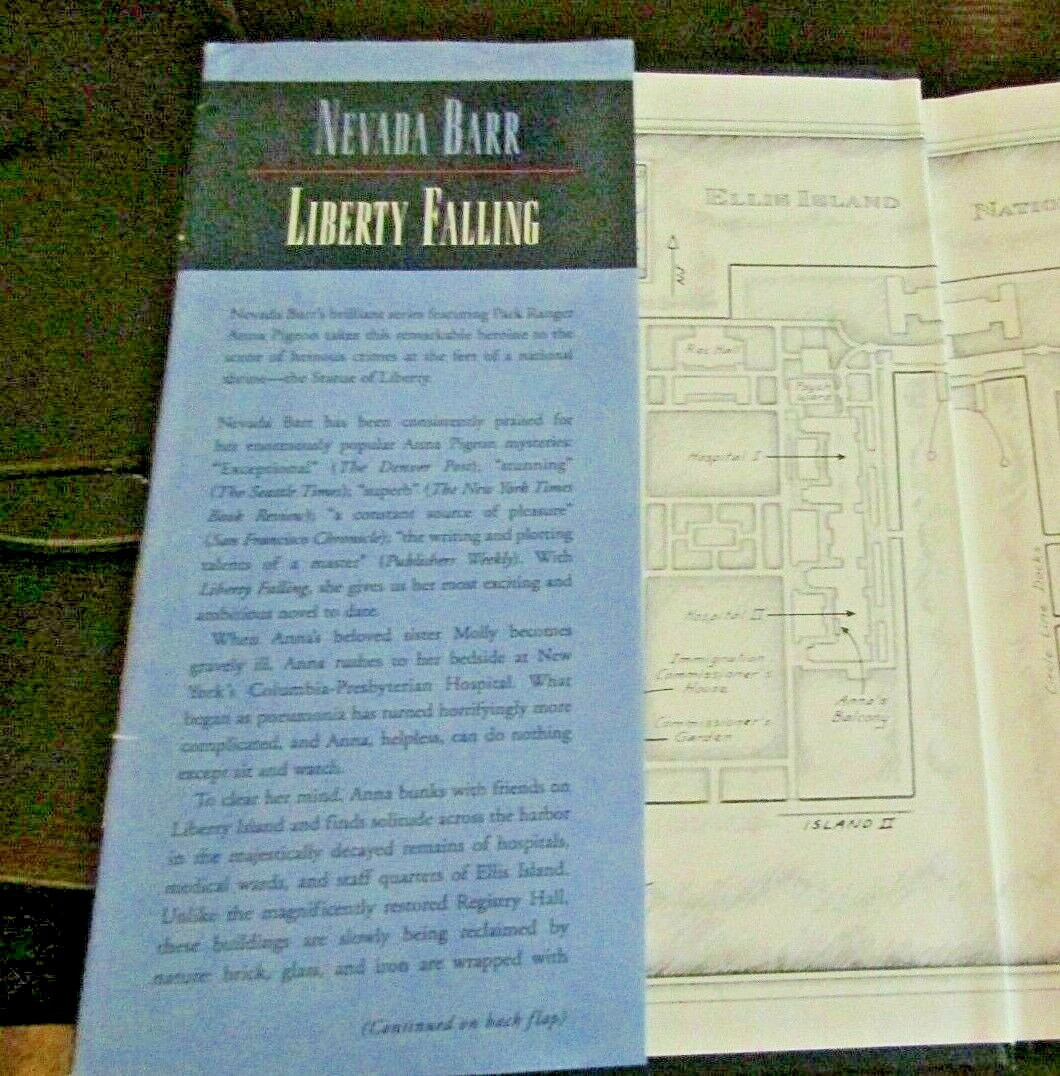 Liberty Falling by Nevada Barr (1999, Hardcover with Dust Jacket) 317 pages GUC