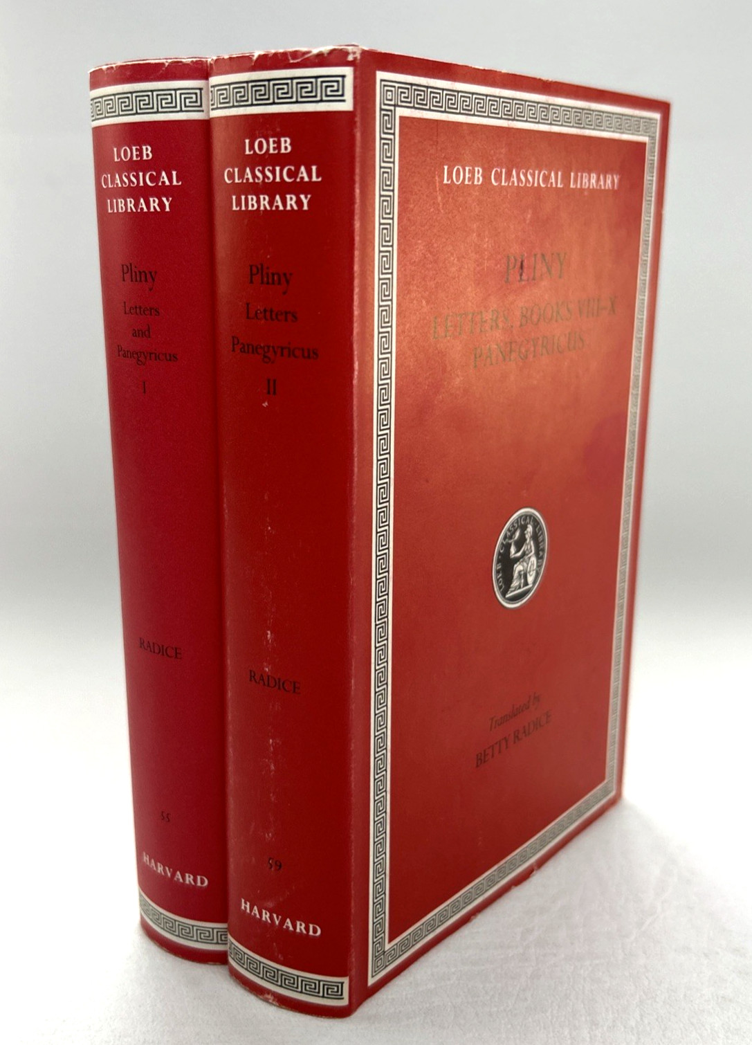 Loeb Classical Library: Pliny Letters & Panegyricus Complete 2 Volume Set